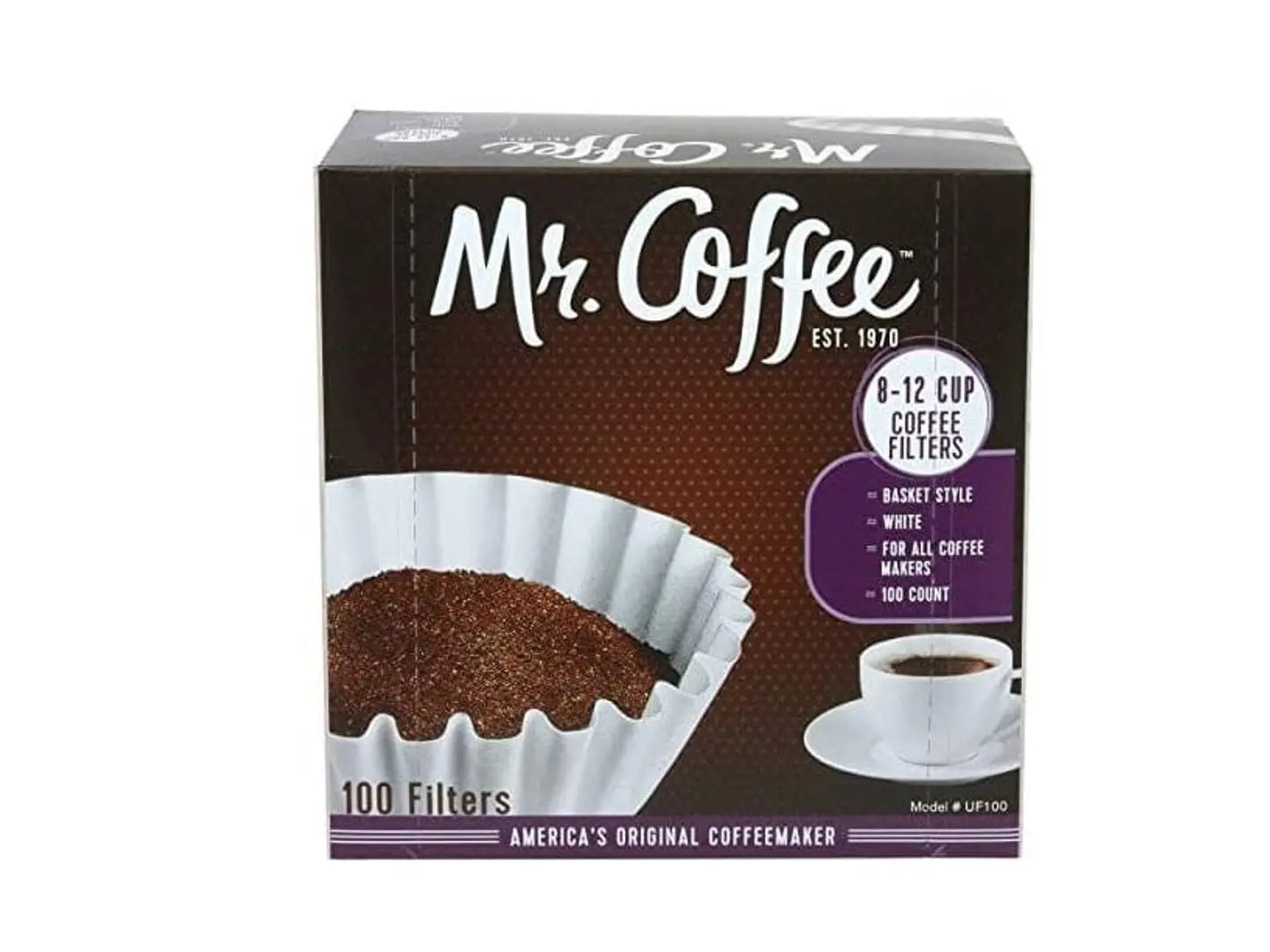 مستر كوفي 8-12 كوب فلتر سلة 100فلتر