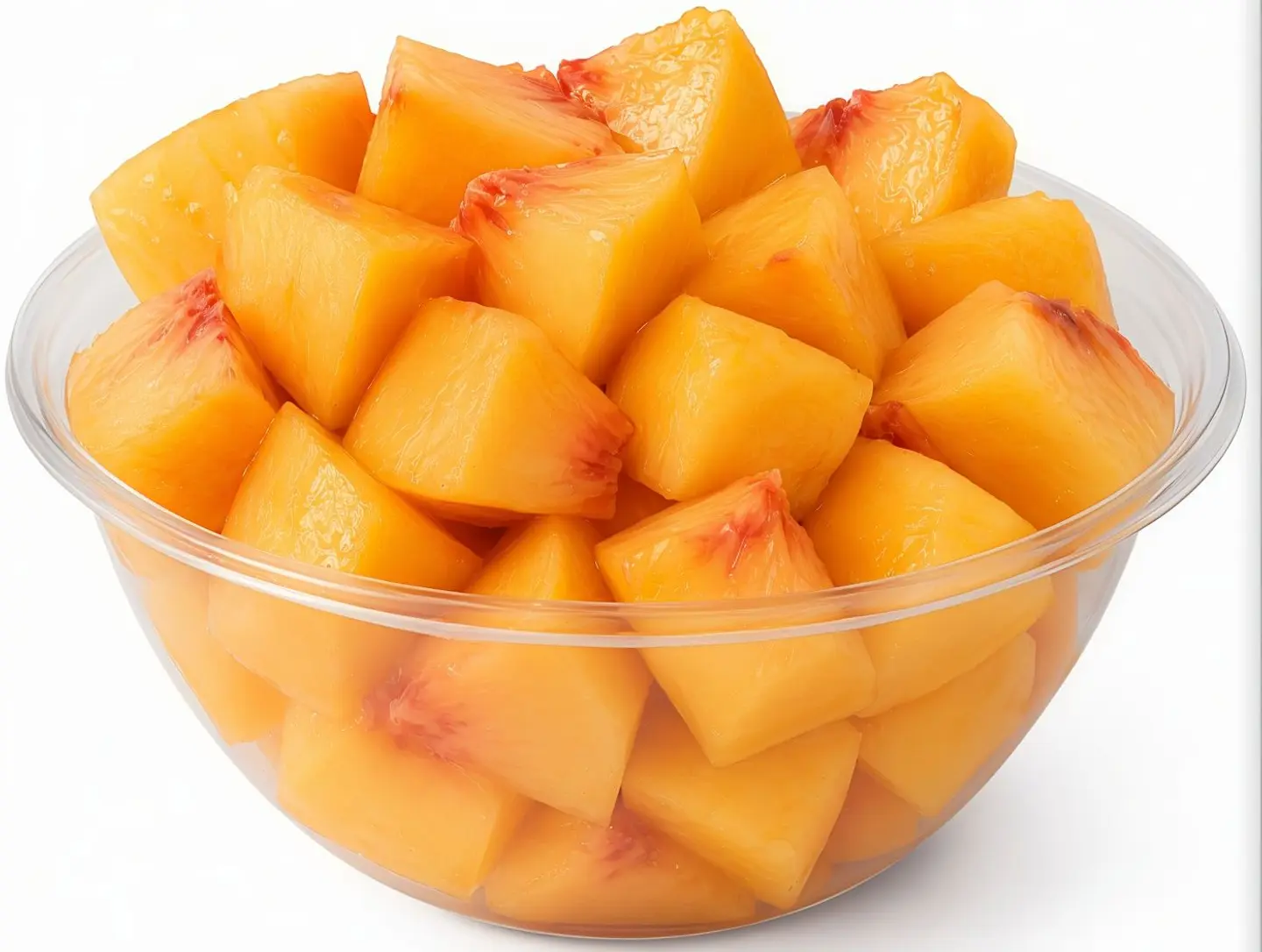 قطع خوخ طازج