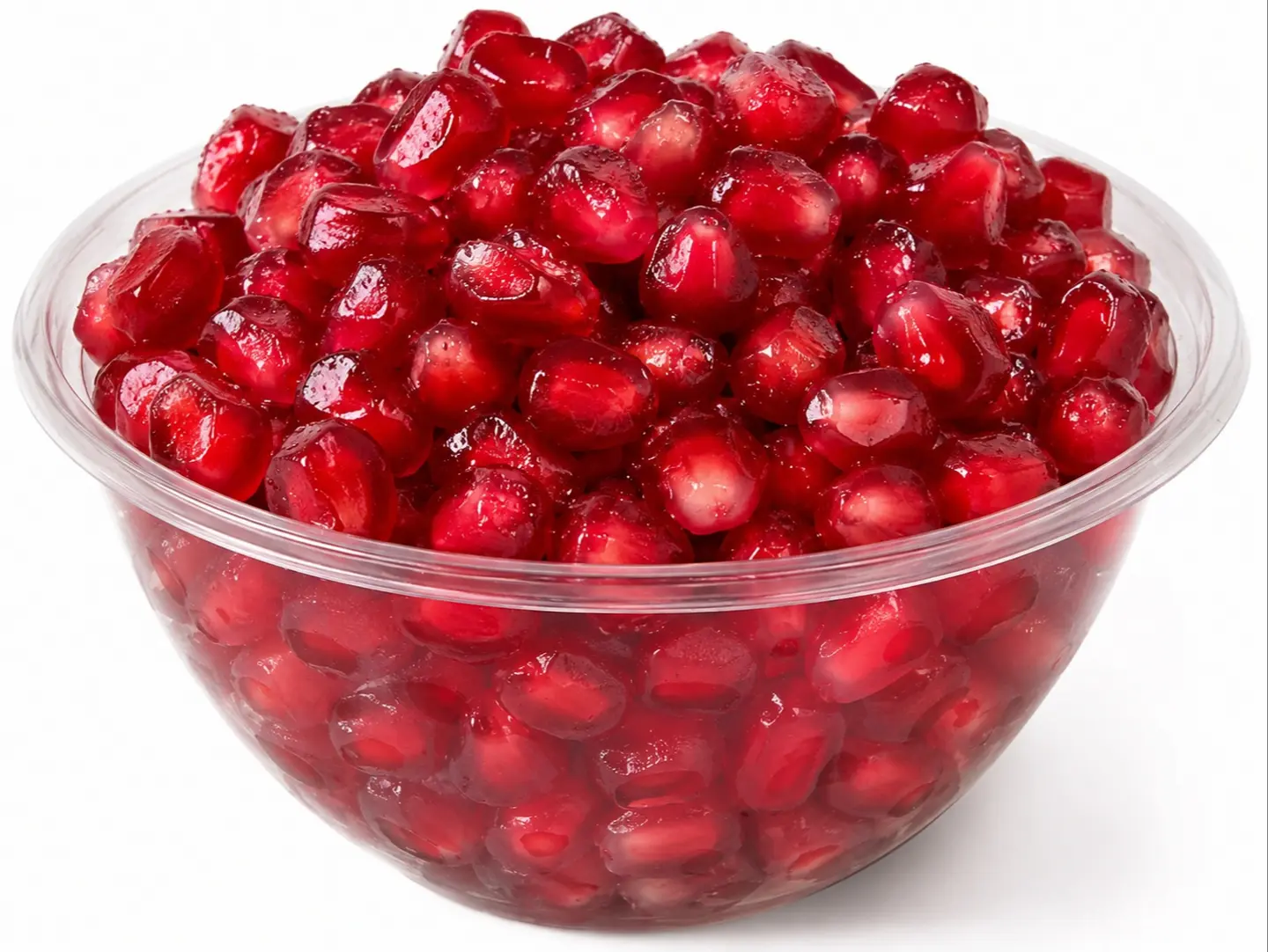 حبات الرمان طازج