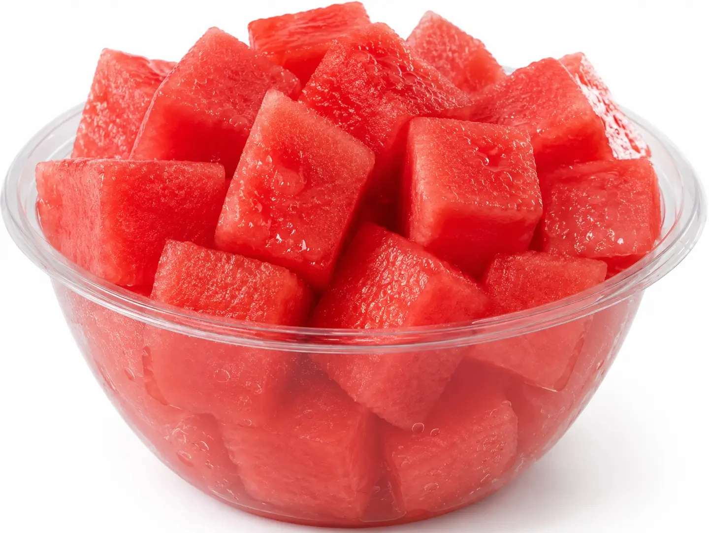 Fresh Watermelon Pieces Dish