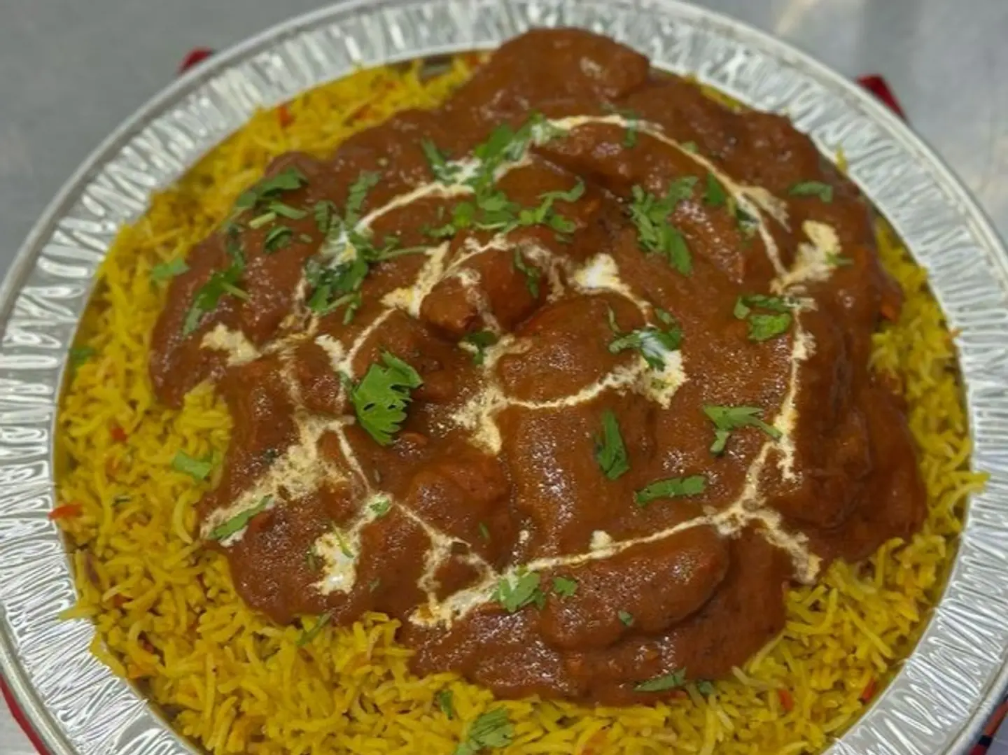 Butter Chicken With Lemon Rice