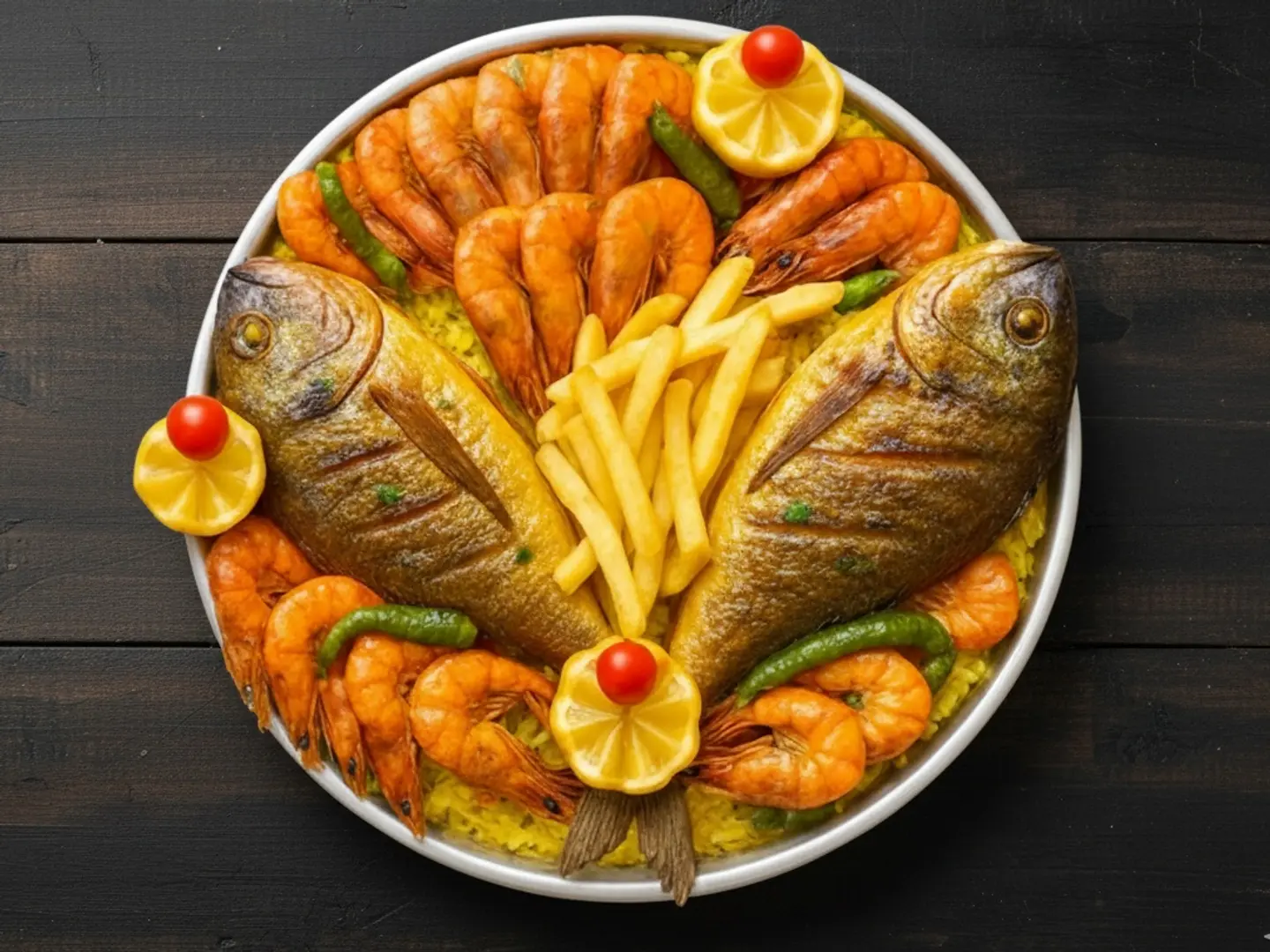 جديد وجبة شخصين -دينيس مع روبيان - وجبة شخصين -دينيس مع روبيان