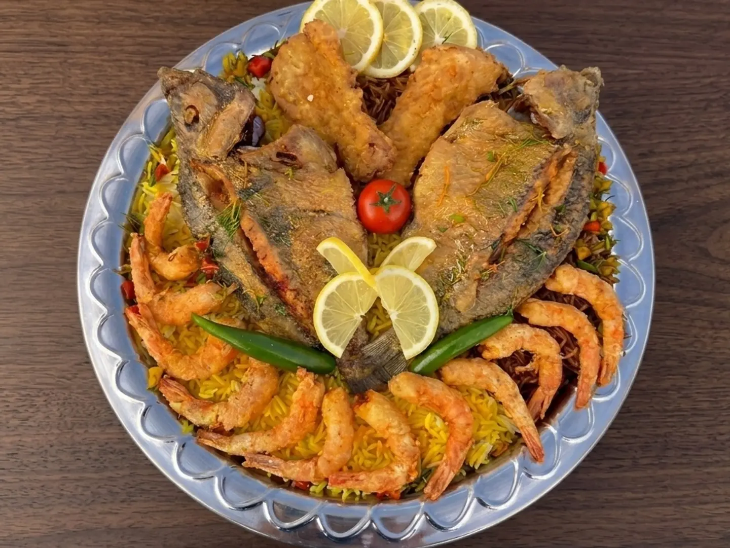 جديد وجبة شخصين - بلطي مع روبيان