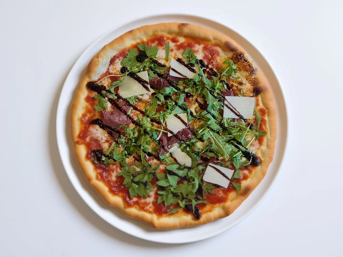 بيتزا الحم الايطالي البقري المقدد