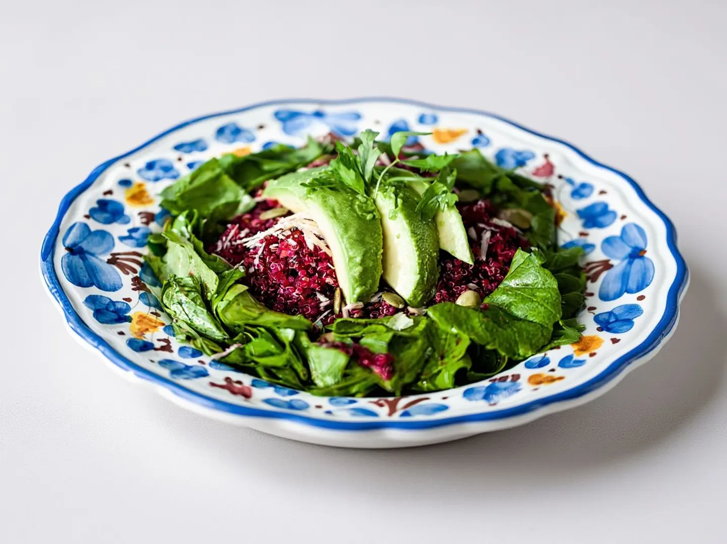 سلطة الكينوا الشمندر