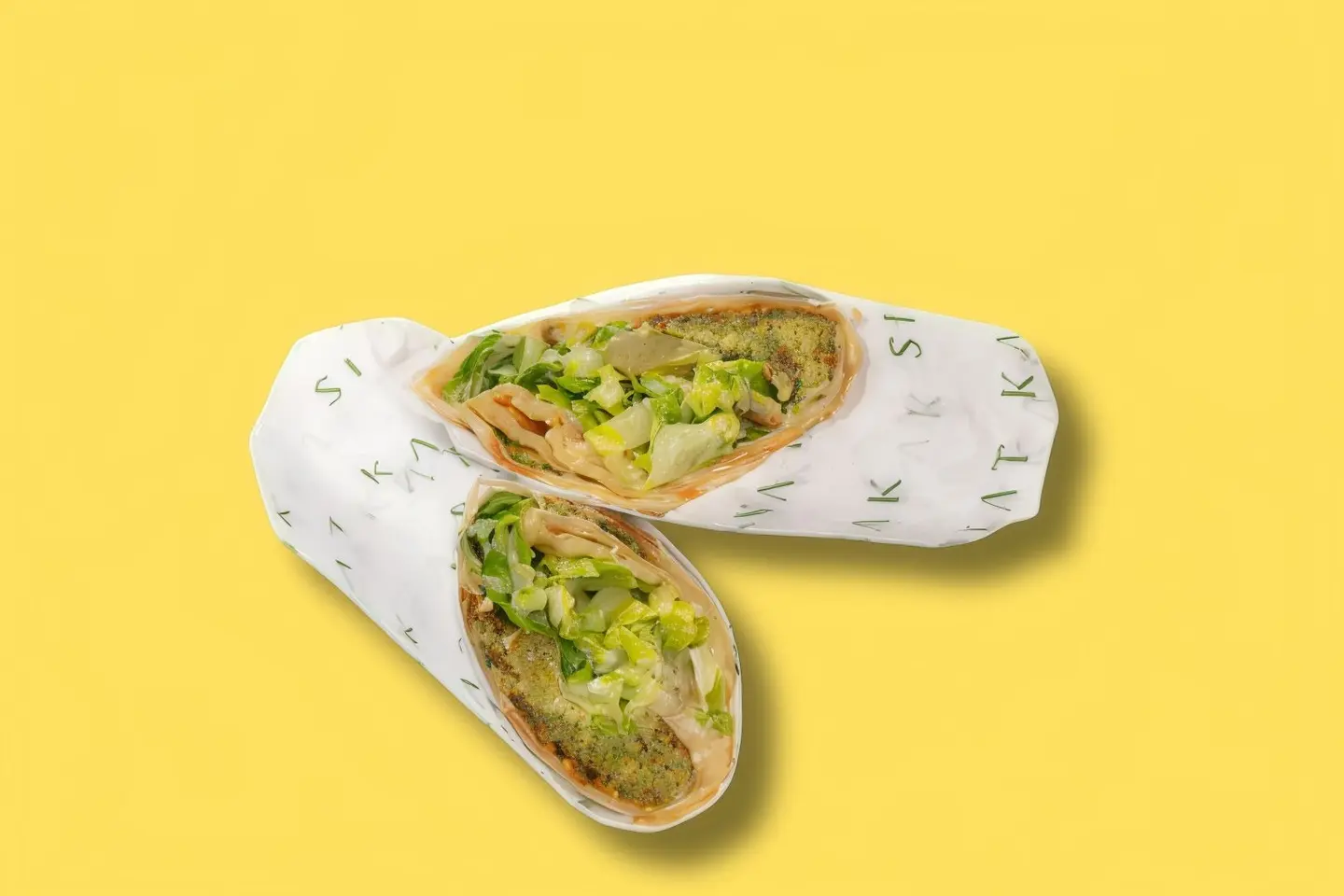 جباتي فلافل بالطحينية