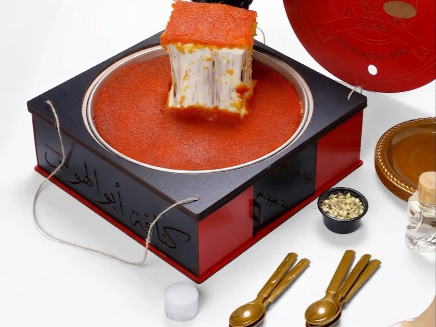 Soft Cheese Konafa With Heater