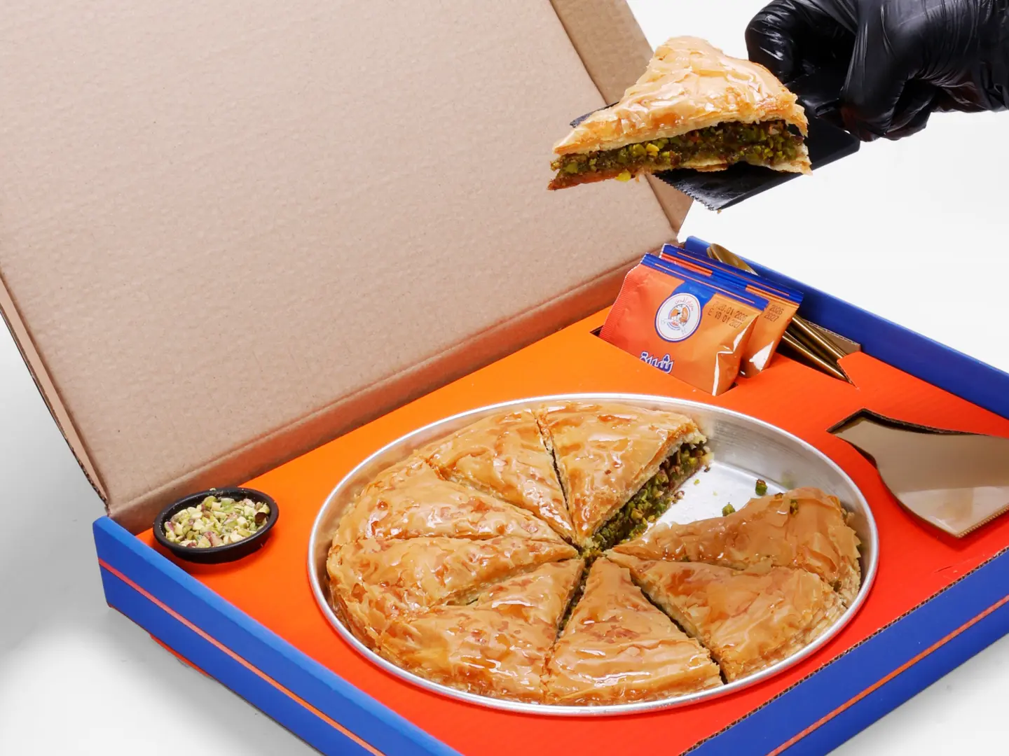 Box Turkish Baklava With Pistachios