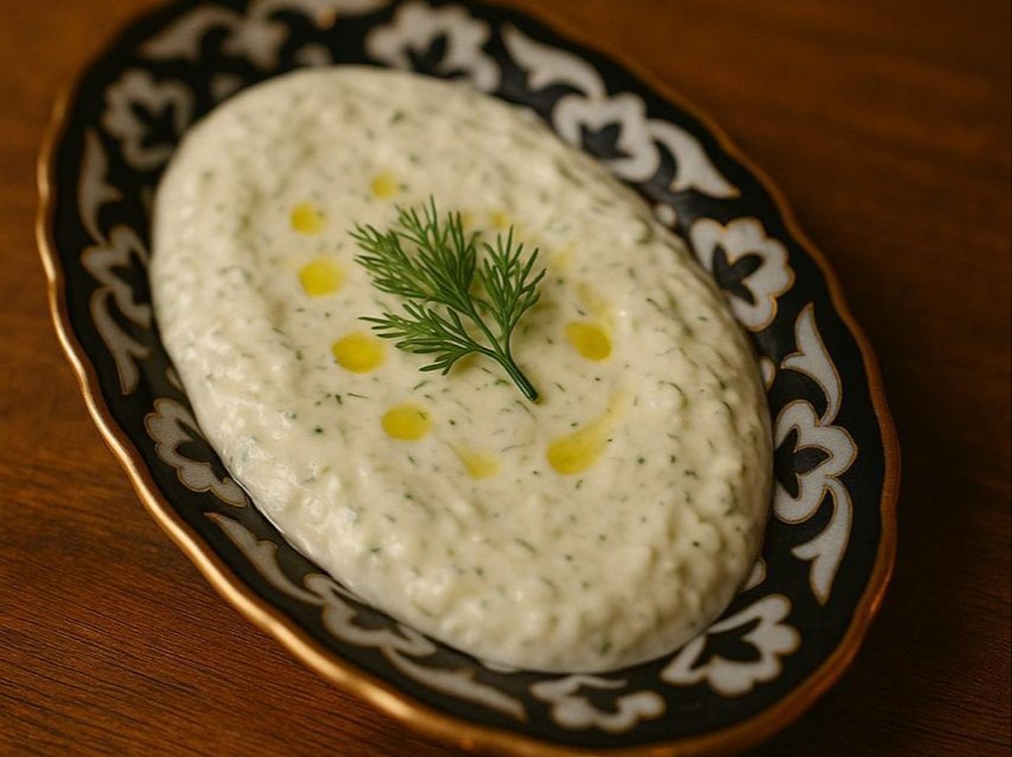 سلطة خيار باللبن