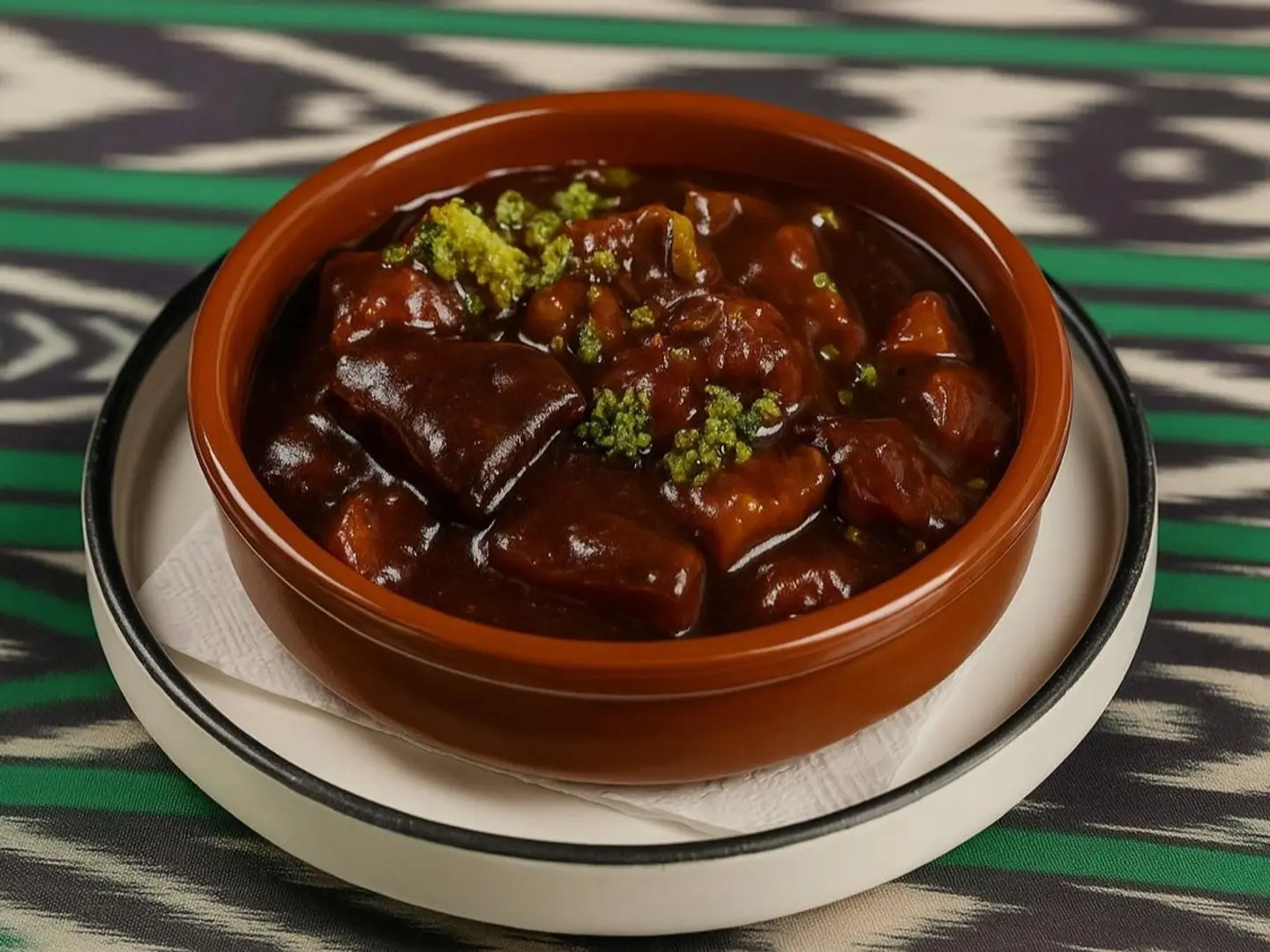 طاجن لحم بالخضارو الرز