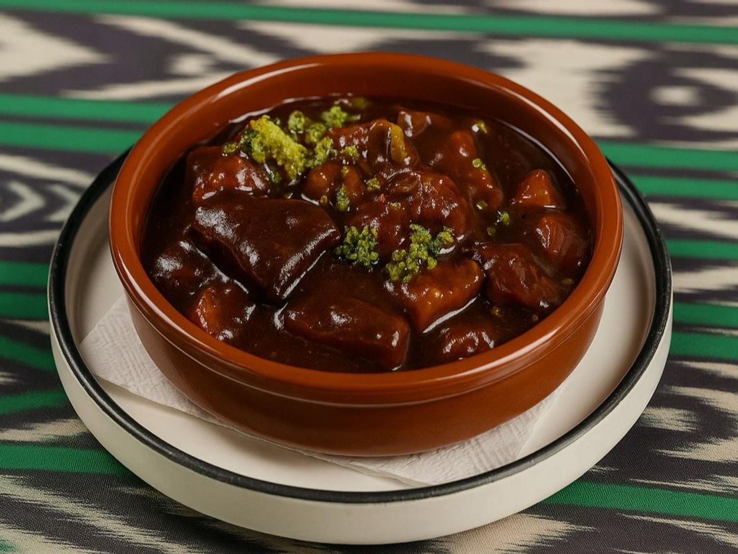 طاجن لحم بالخضارو الرز