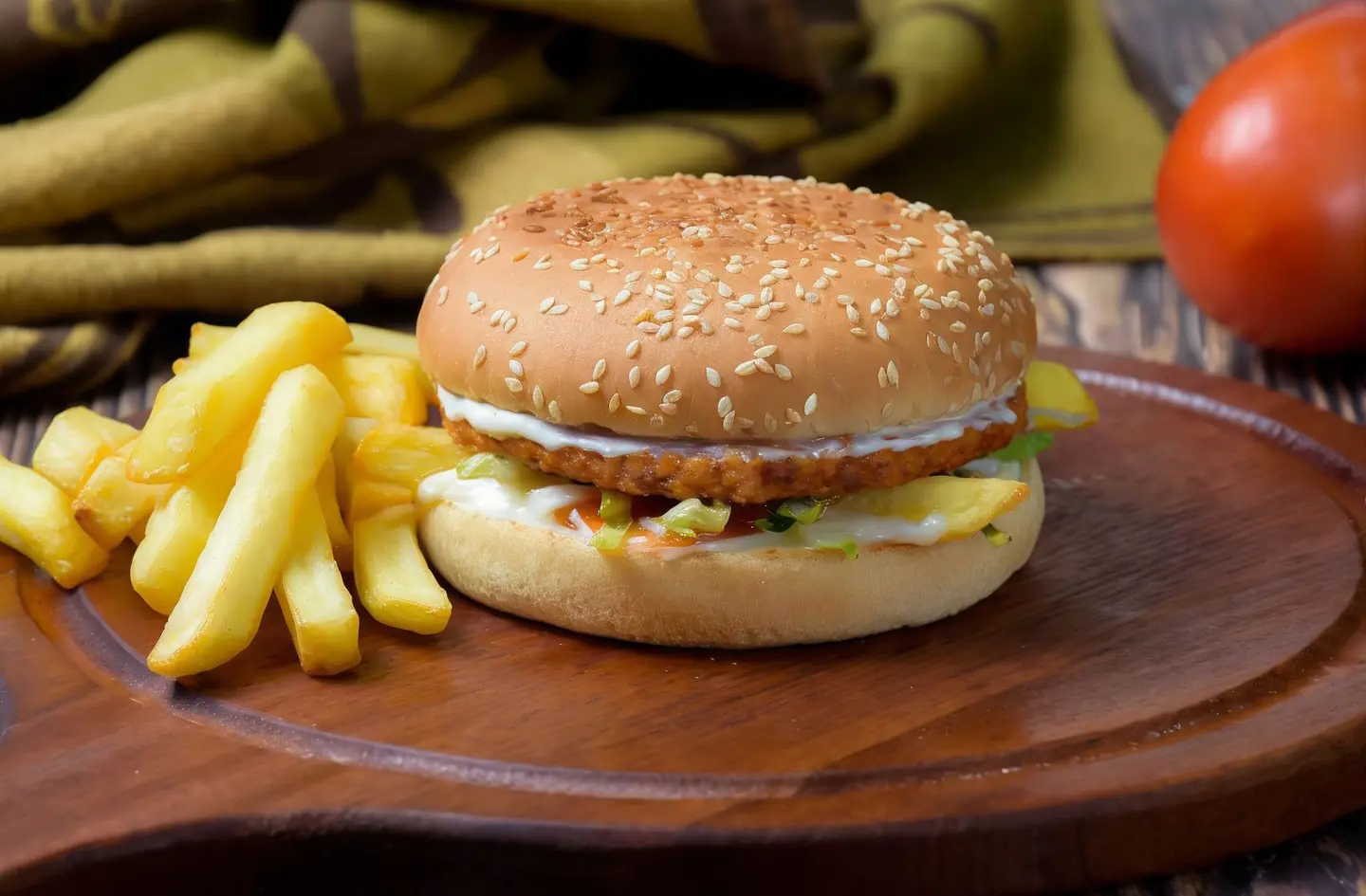 برجر شيز دجاج