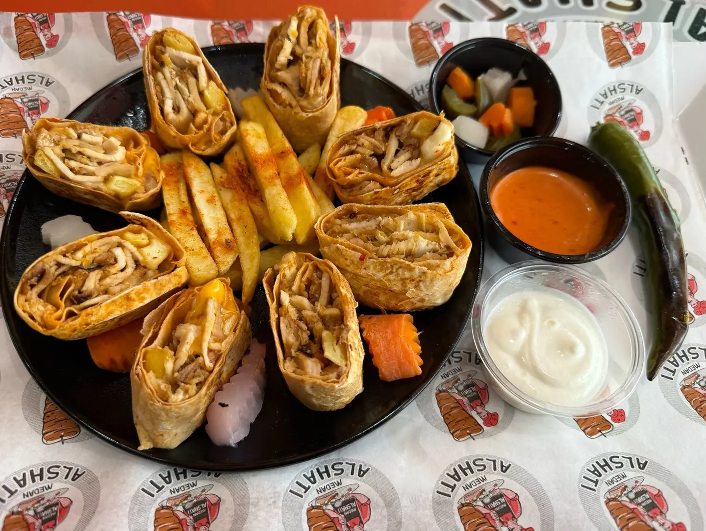 Arabic Shawarma Meal