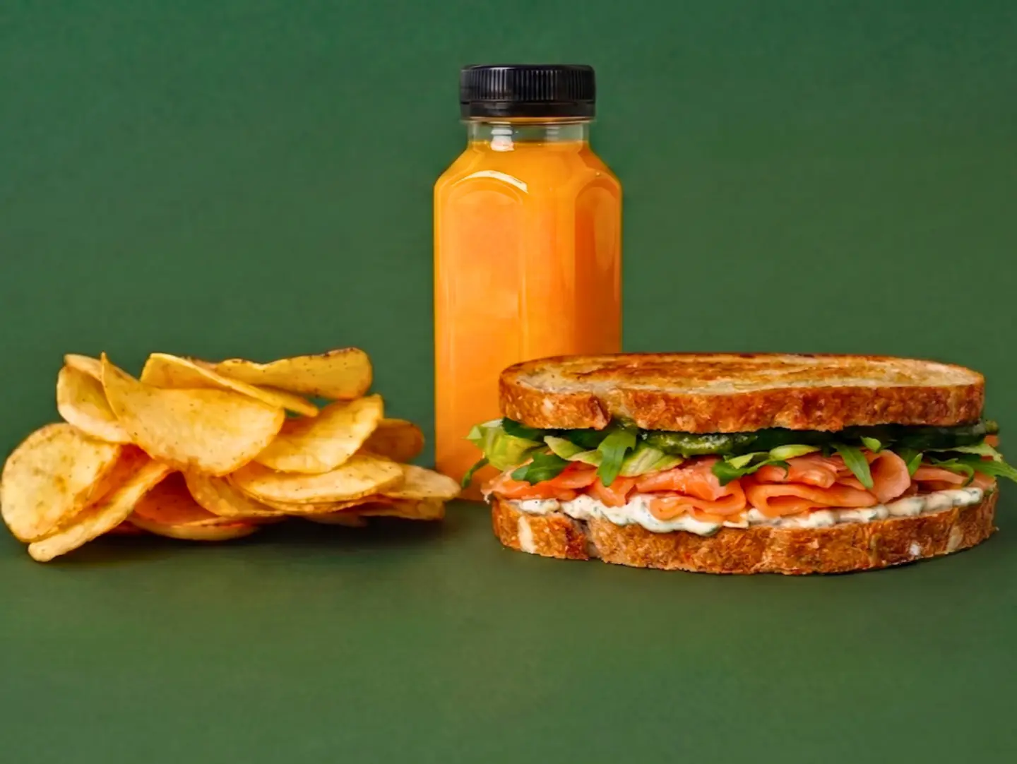 Smoked Salmon Meal