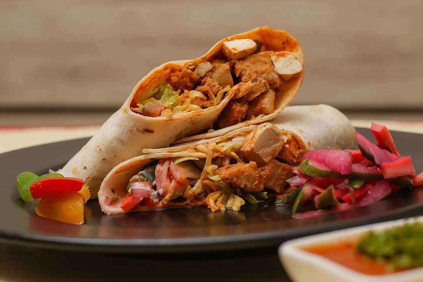 Shawarma With Brown Bread