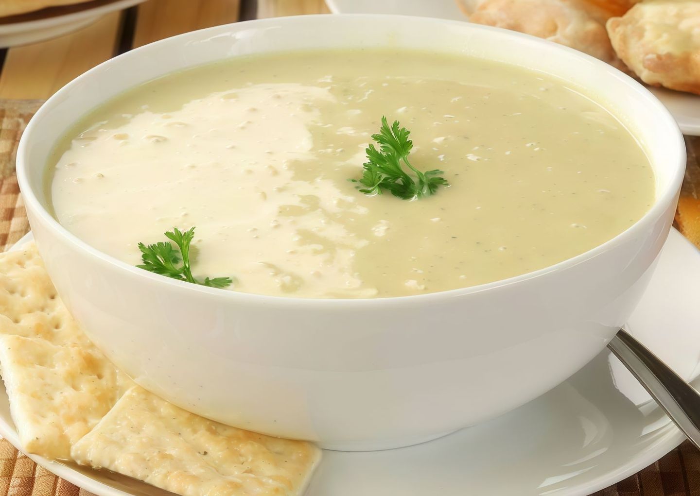 شوربة كریمة دجاج