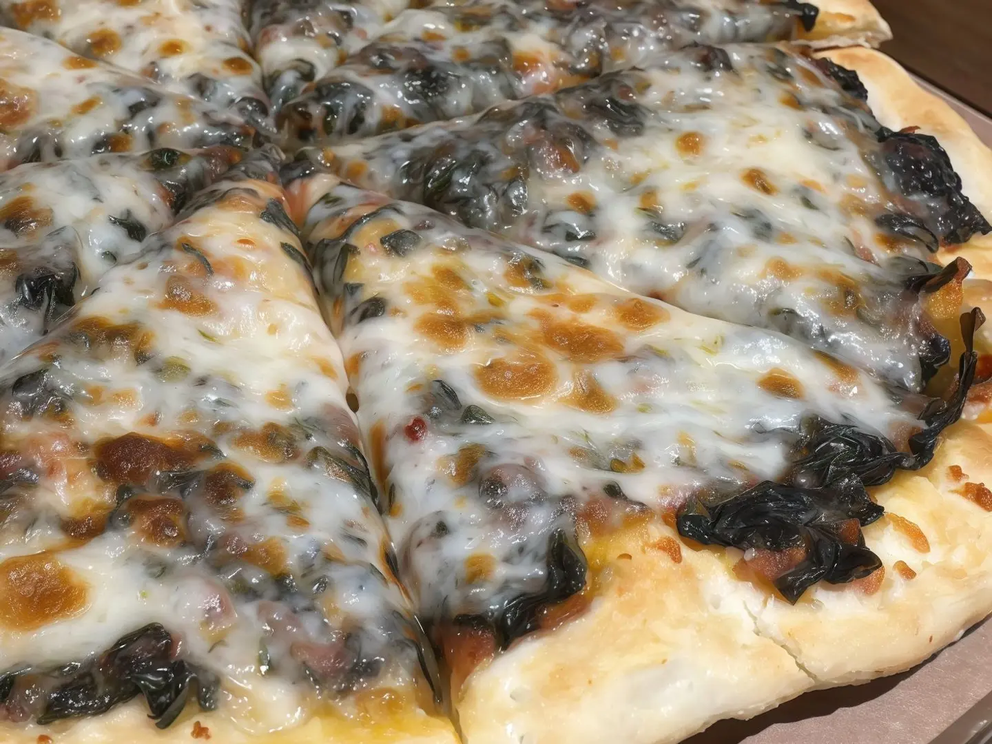 سبانخ بالجبنة