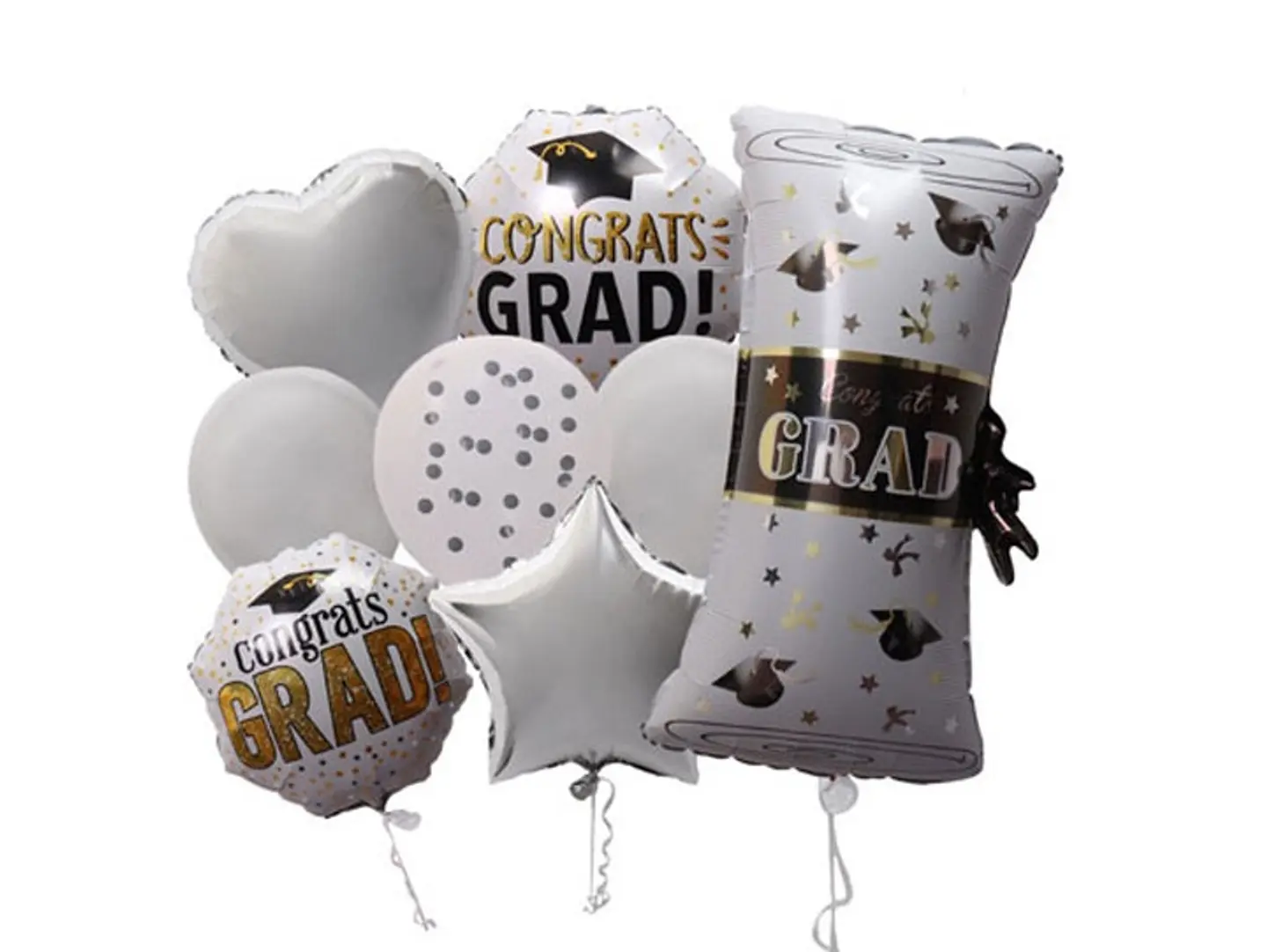 Graduation Balloons Shiny Package