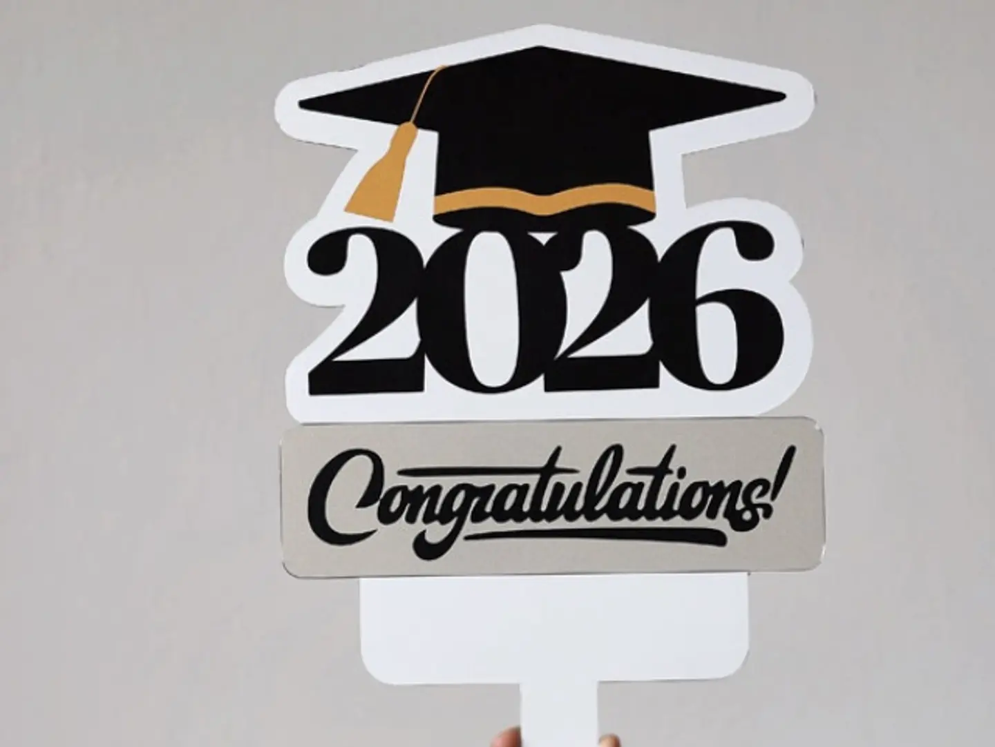 Graduation Sign Board With Lights