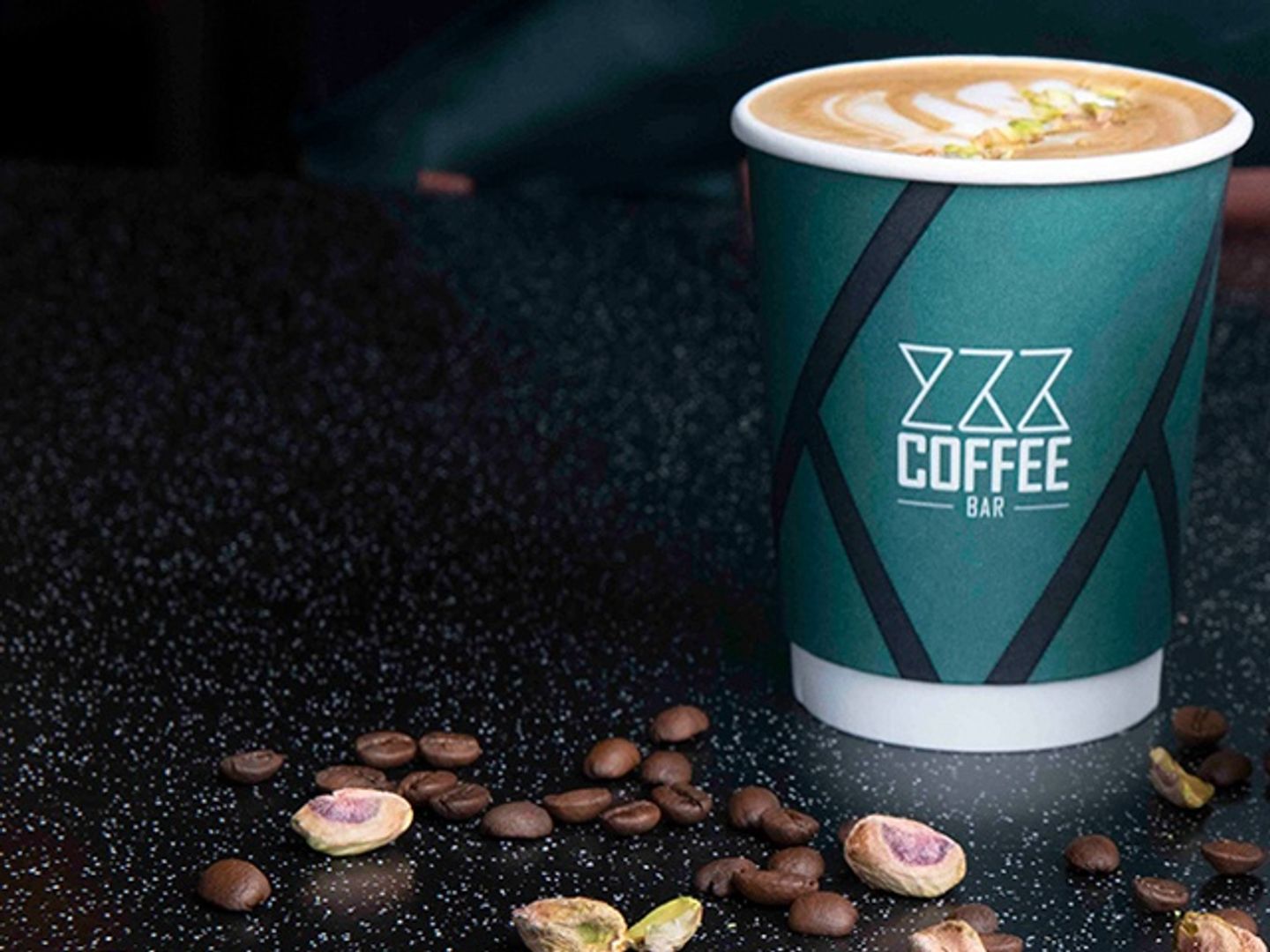 Hot Latte Pistachio