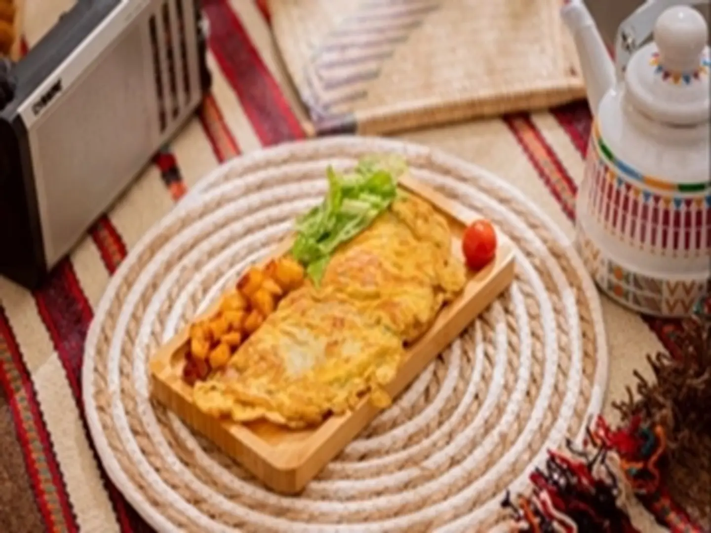 اوملت خضار جبن