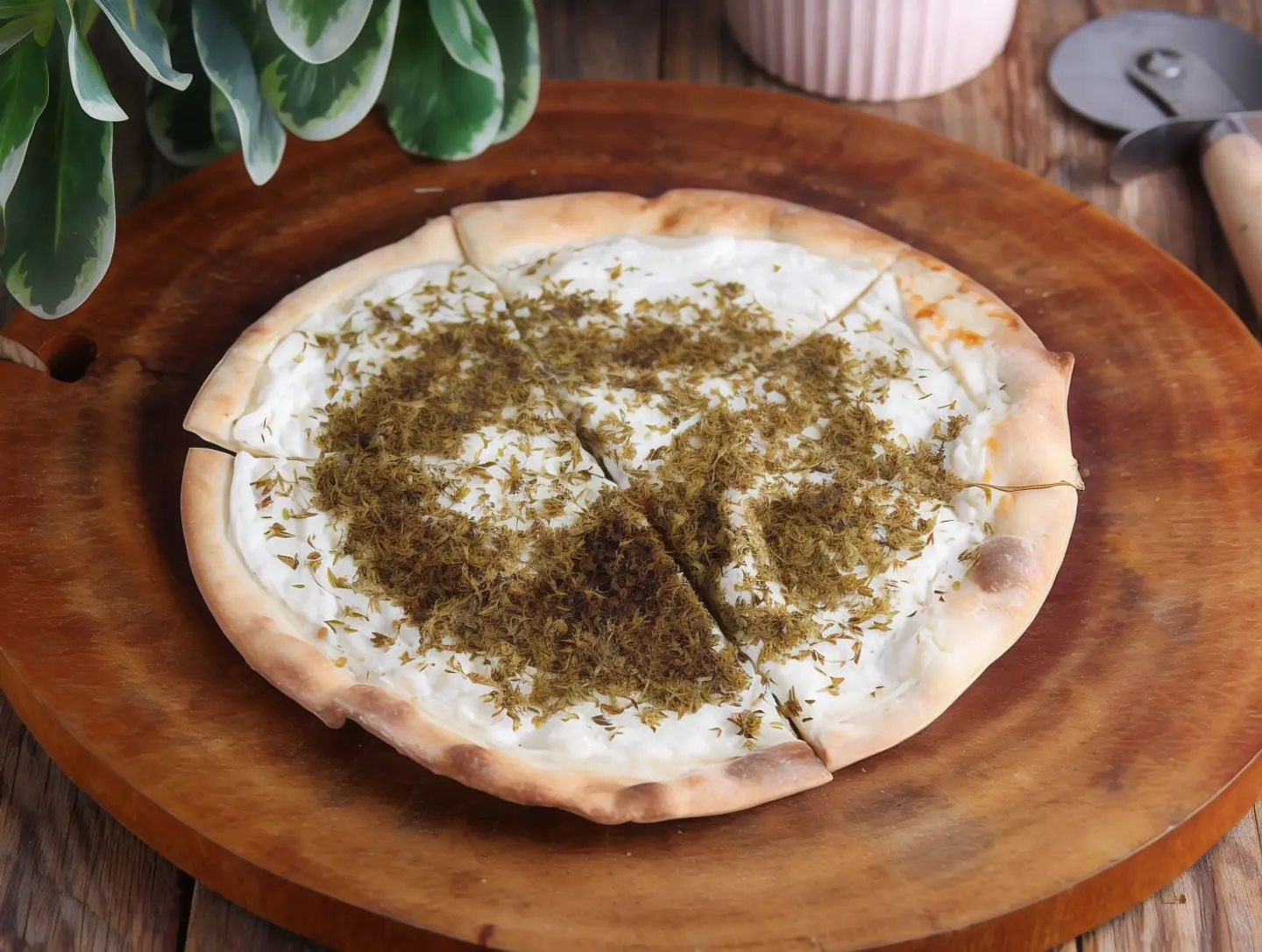 لبنة بالزعتر
