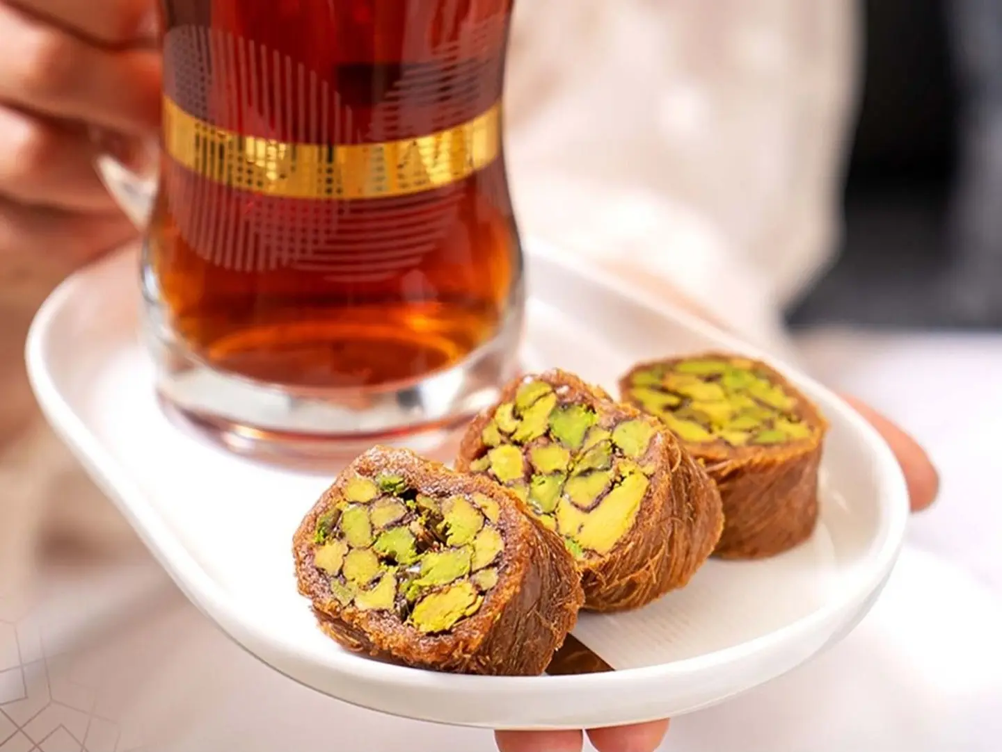 مبرومة فستق شرائح - ربع ك