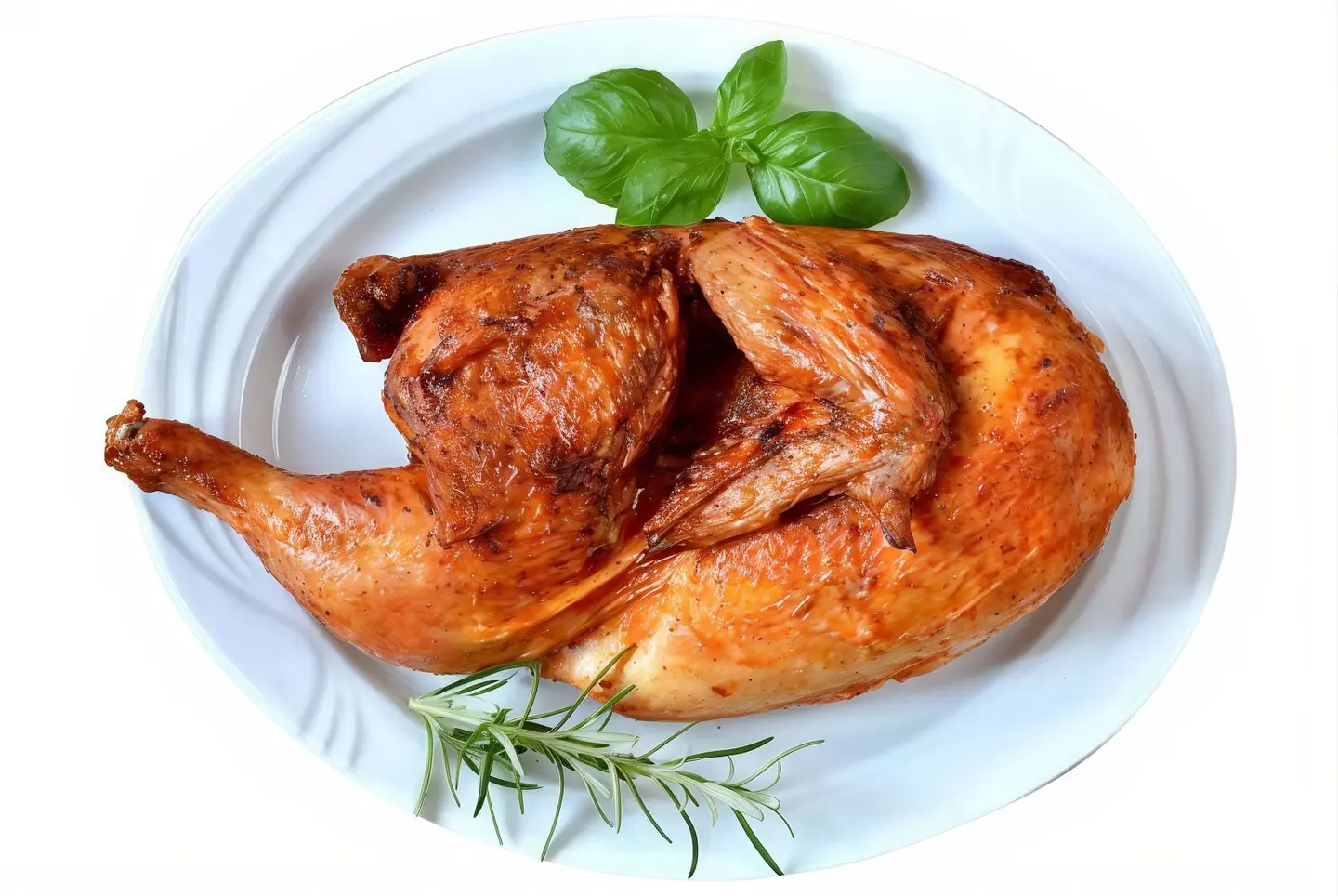 نصف دجاج سادة