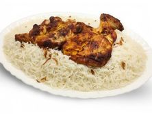 حبة دجاج على الفحم