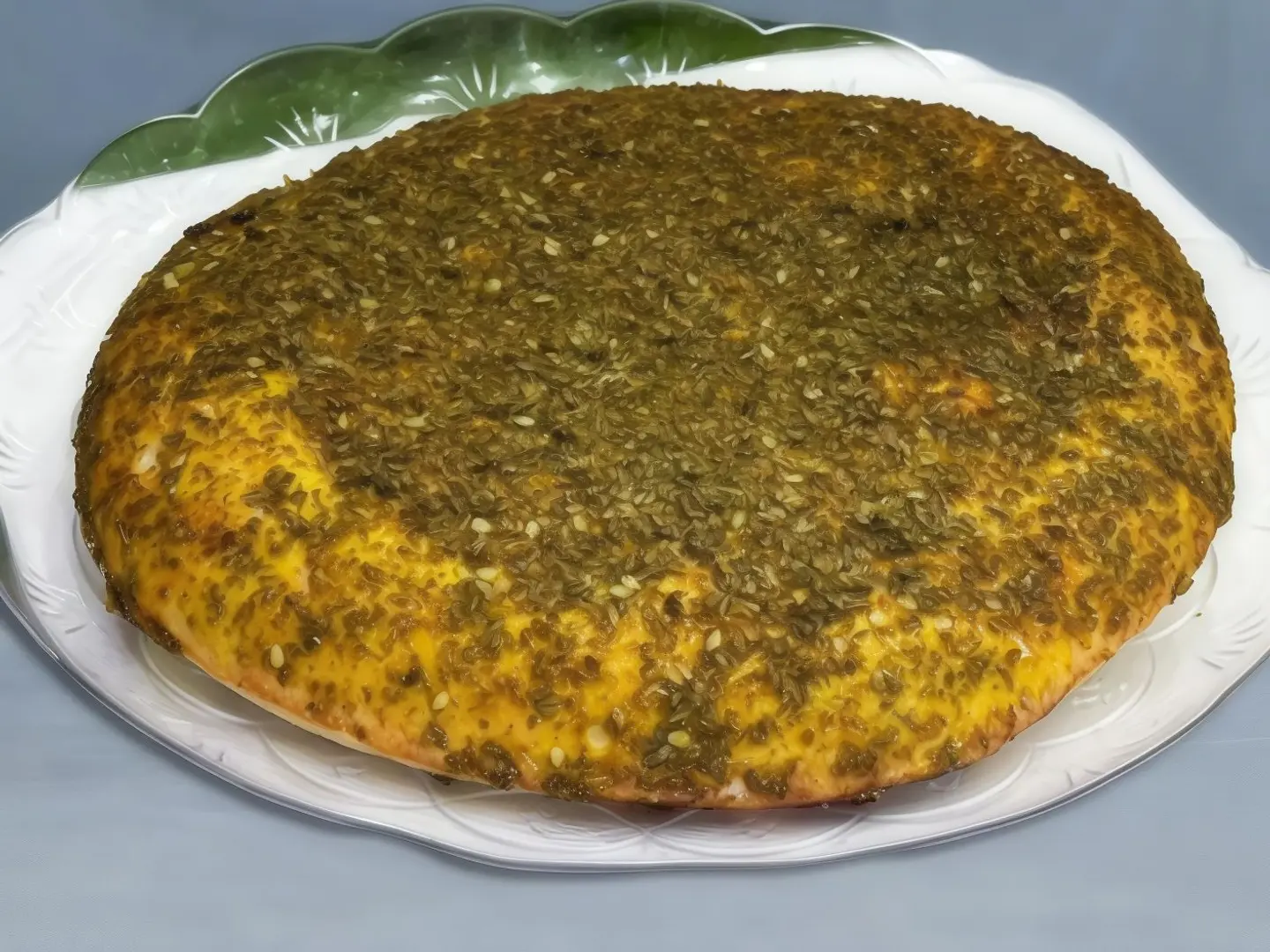 فطيرة زعتر سادة