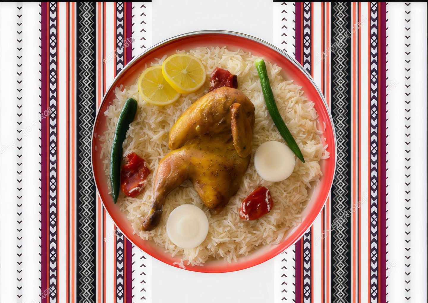 دجاج مندي حساوي - نص حبة دجاج