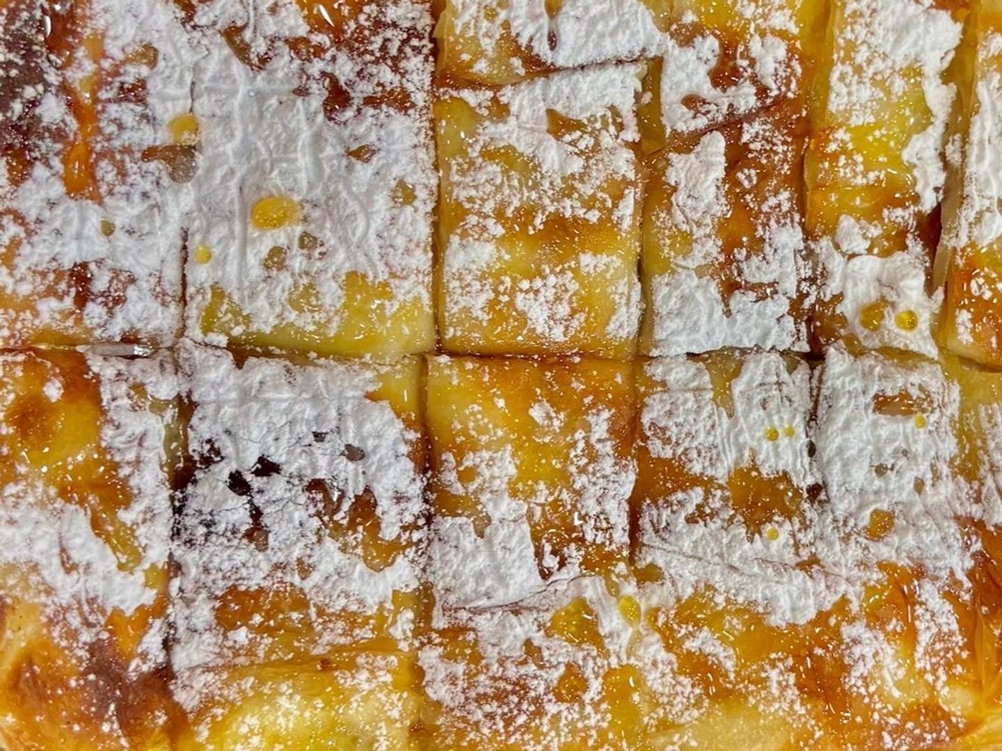 فطيره مشلتت بكريمة الكاستر