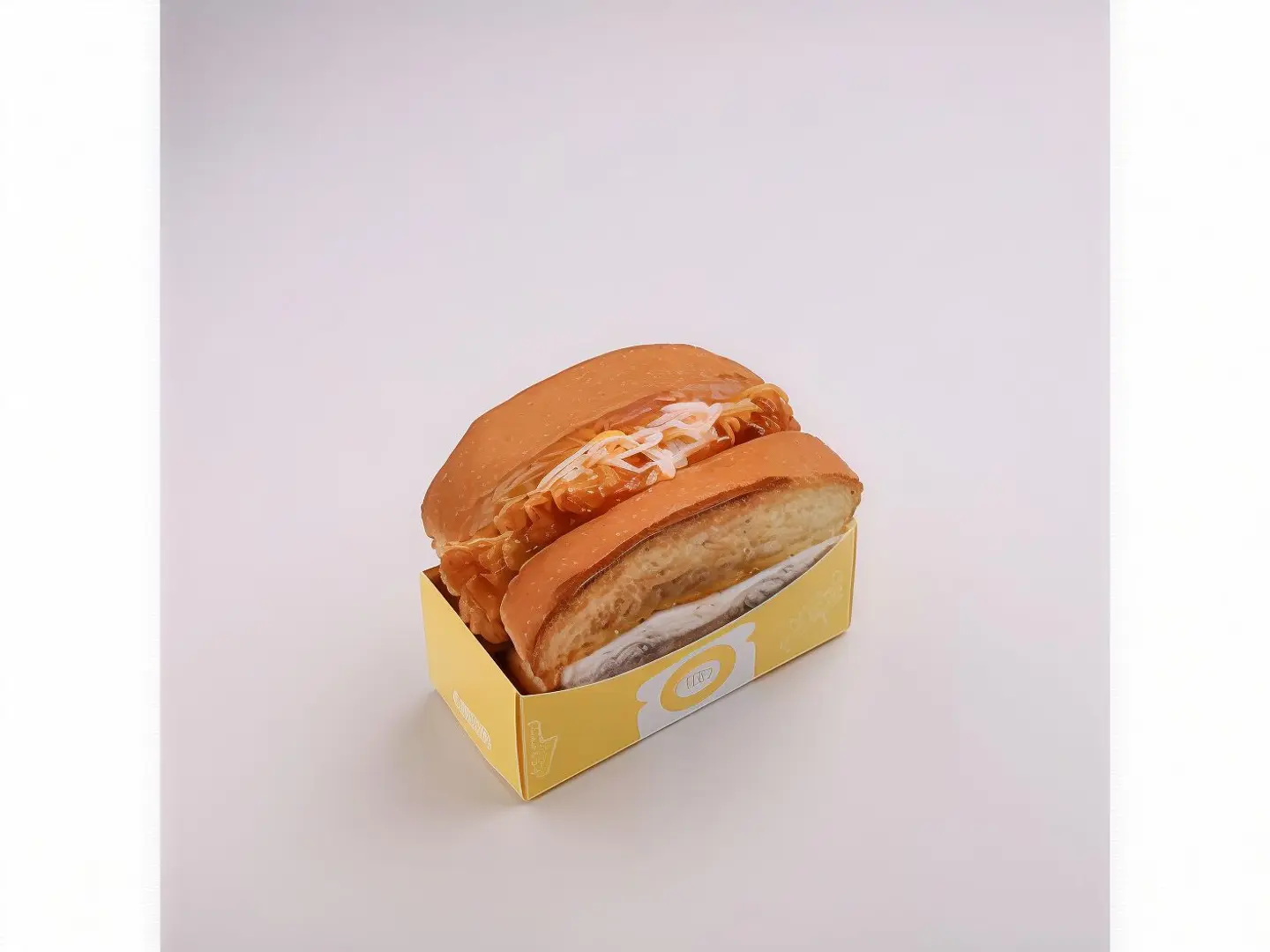My Toast Chicken Burger