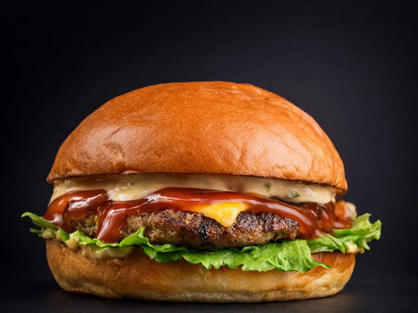 ساندويتش برجر لحم بقري