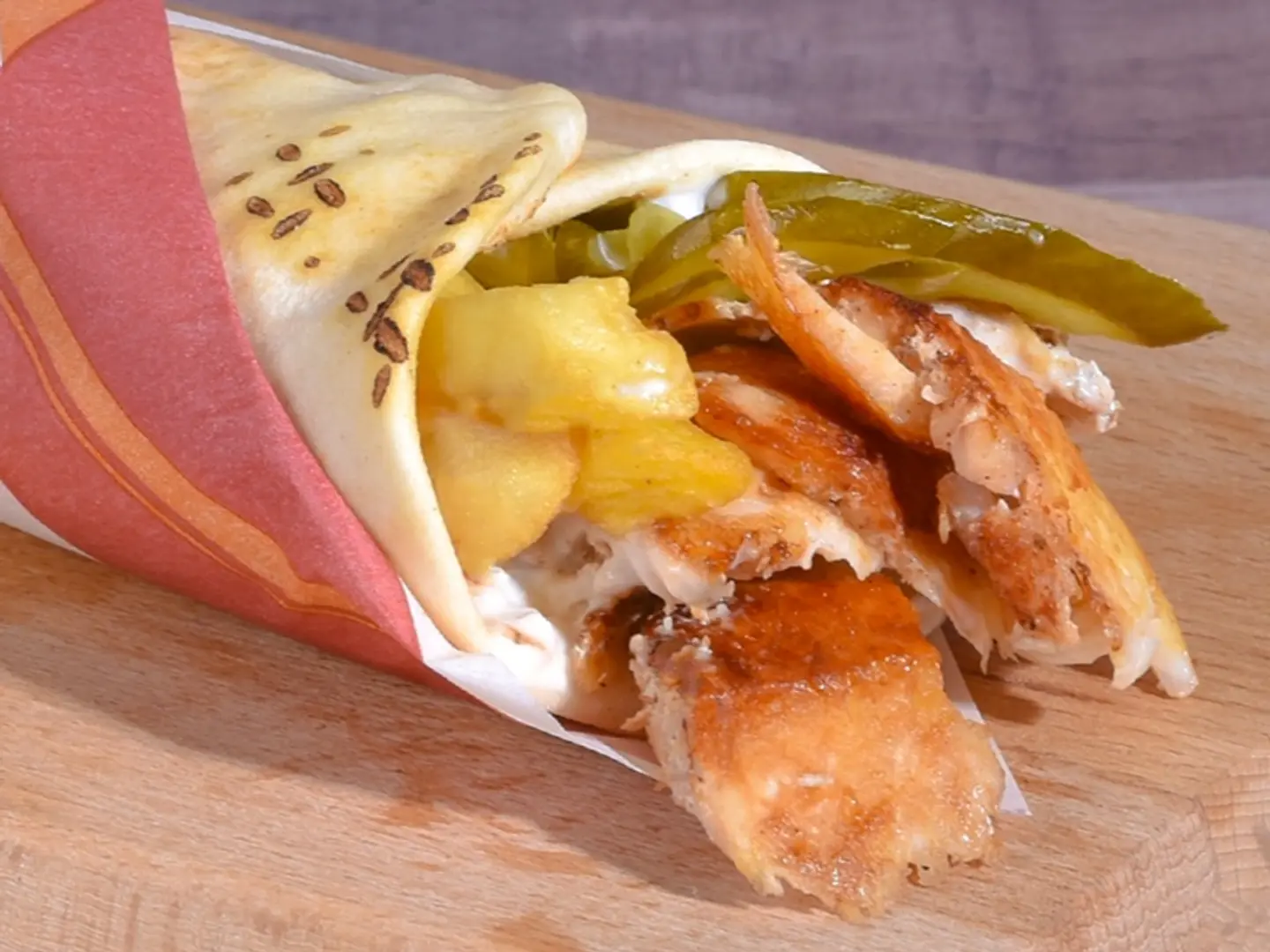 Plain Bread Shawarma