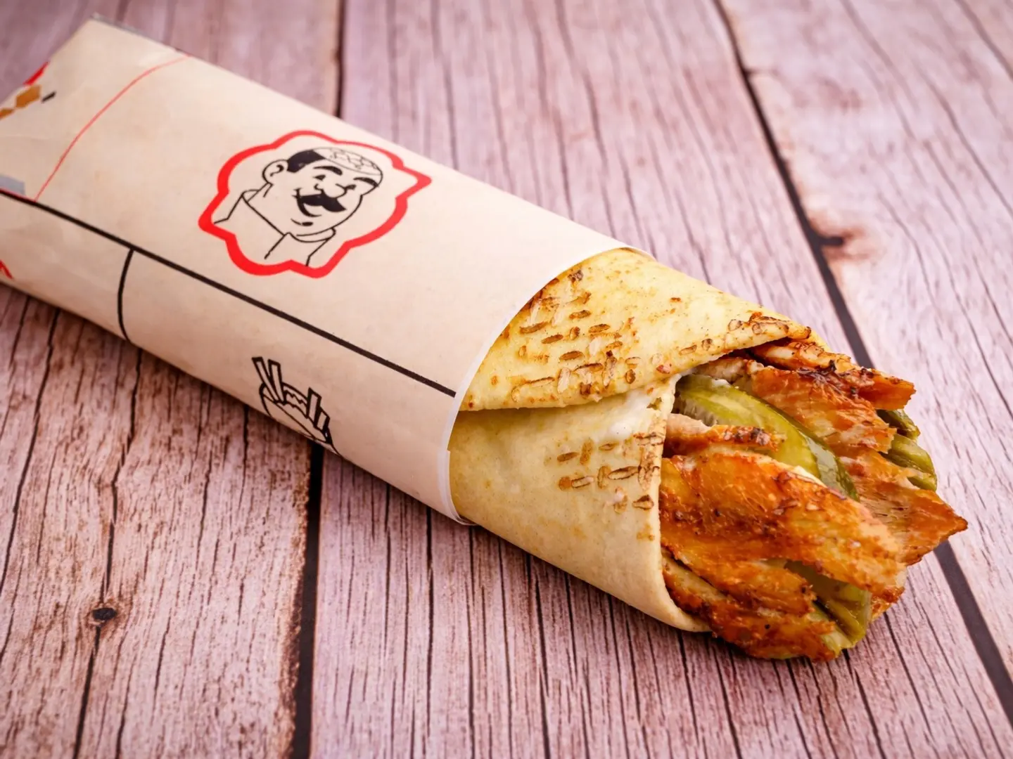 Plain Bread Shawarma
