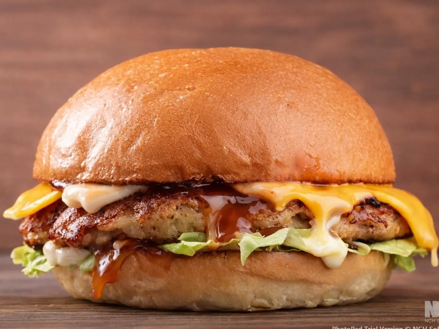 Chicken Burger With Fries