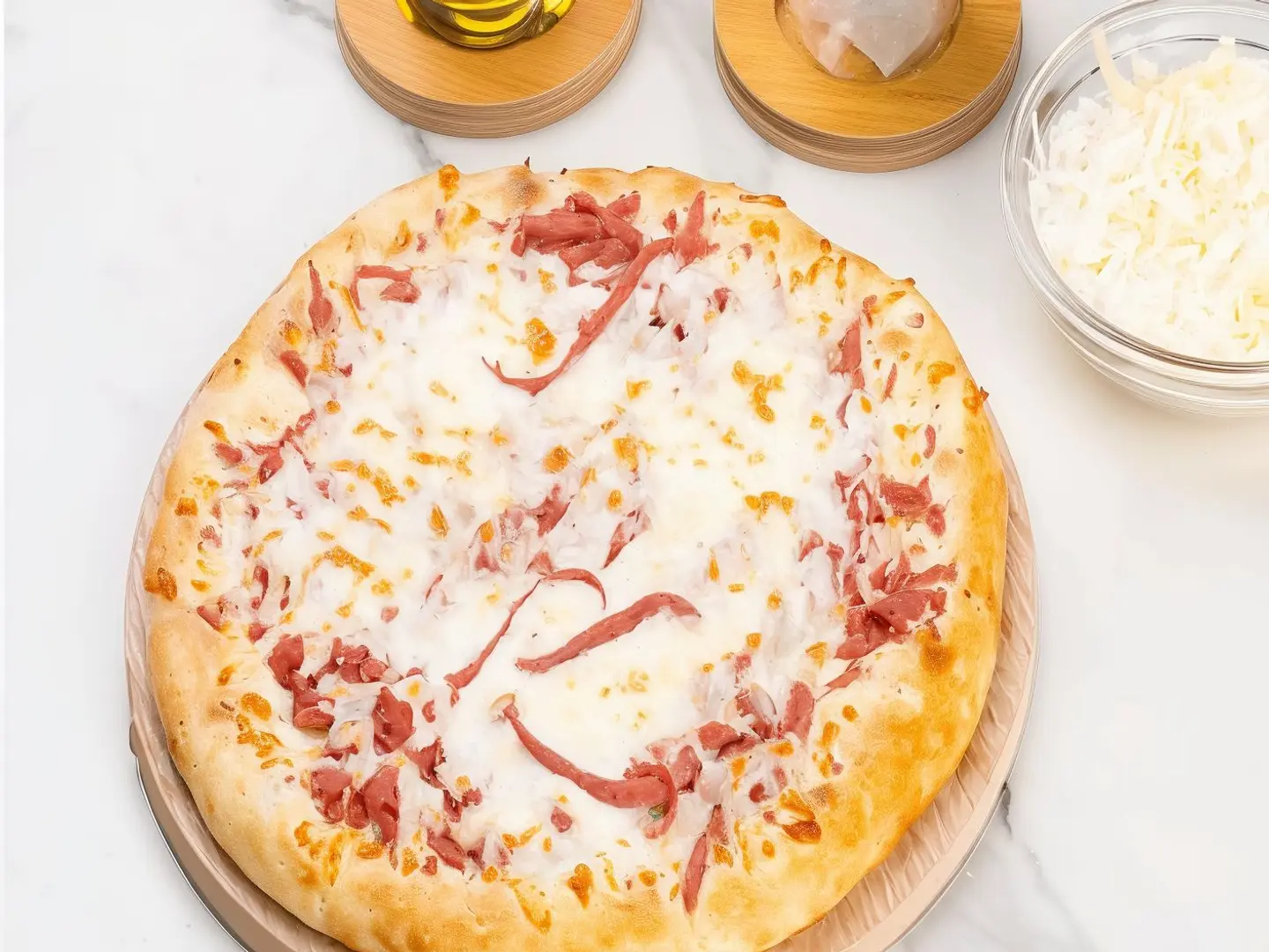Medium Mortadella Pizza