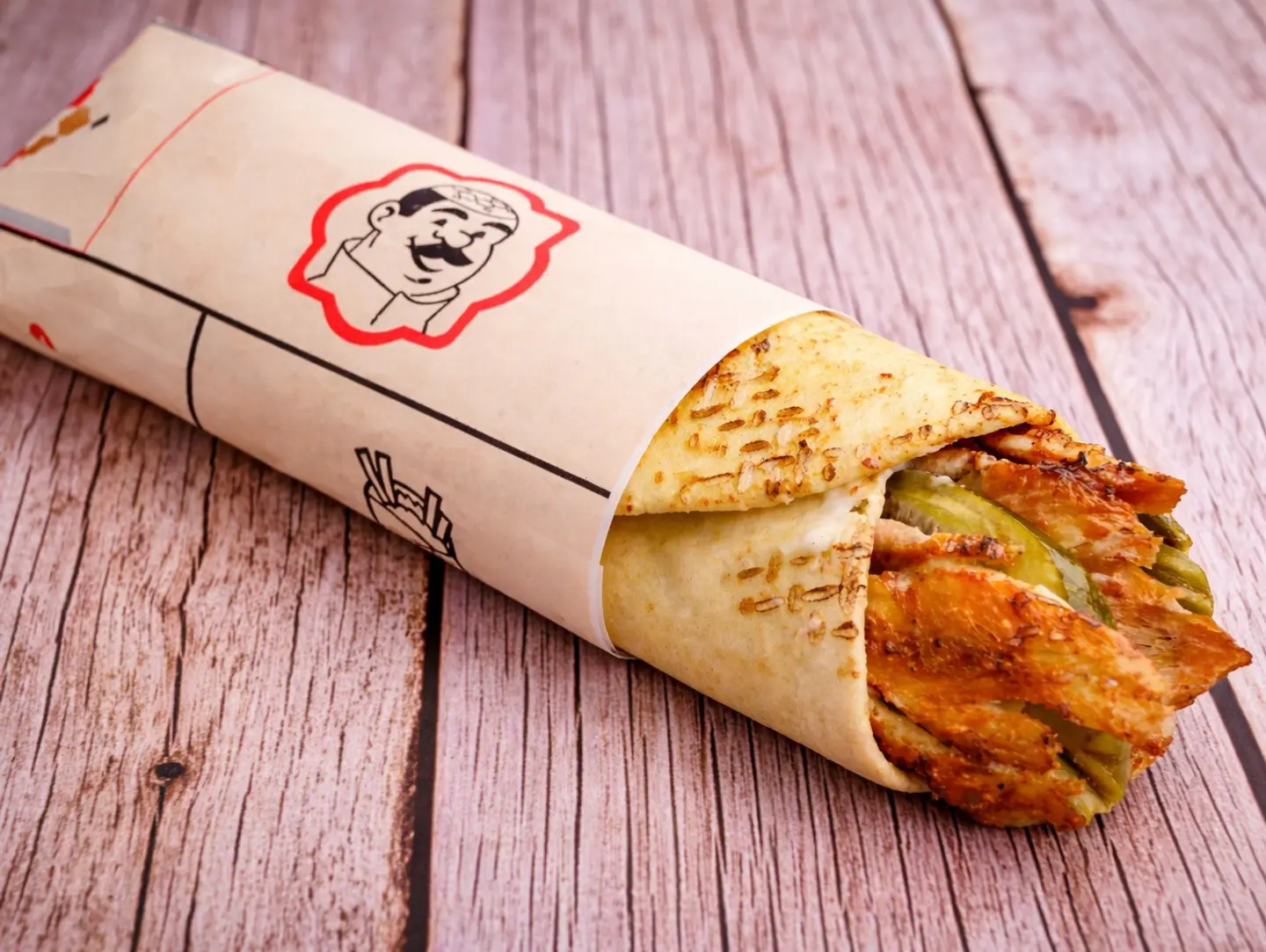 Shawarma With Regular Bread