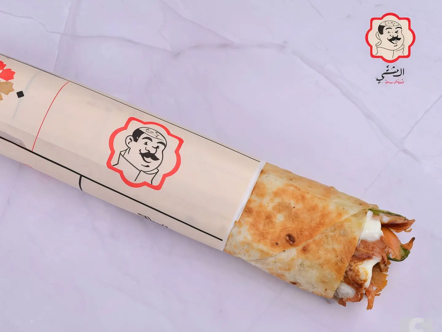 شاورما خبز صاج