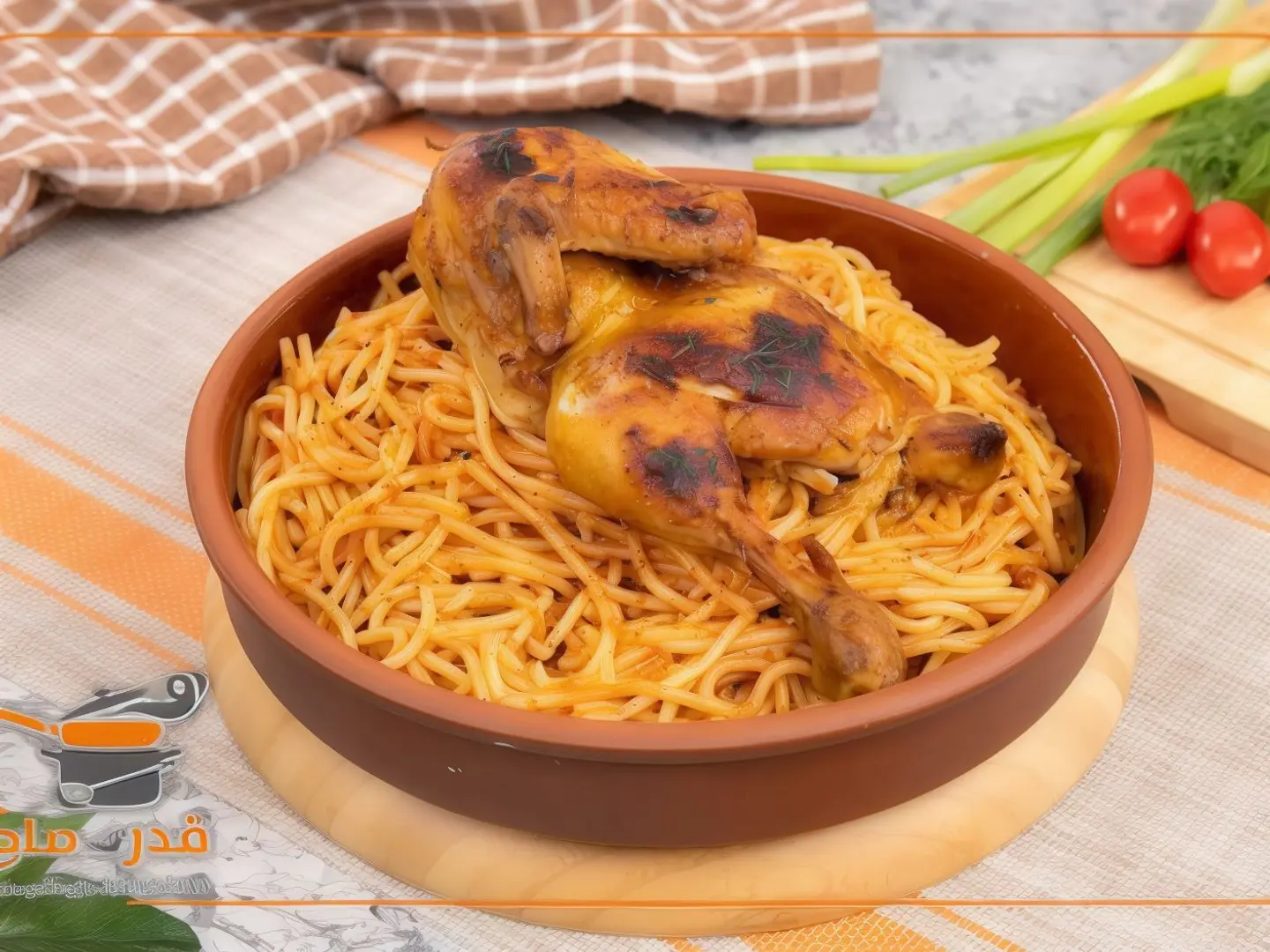 سباغيتي بالدجاج
