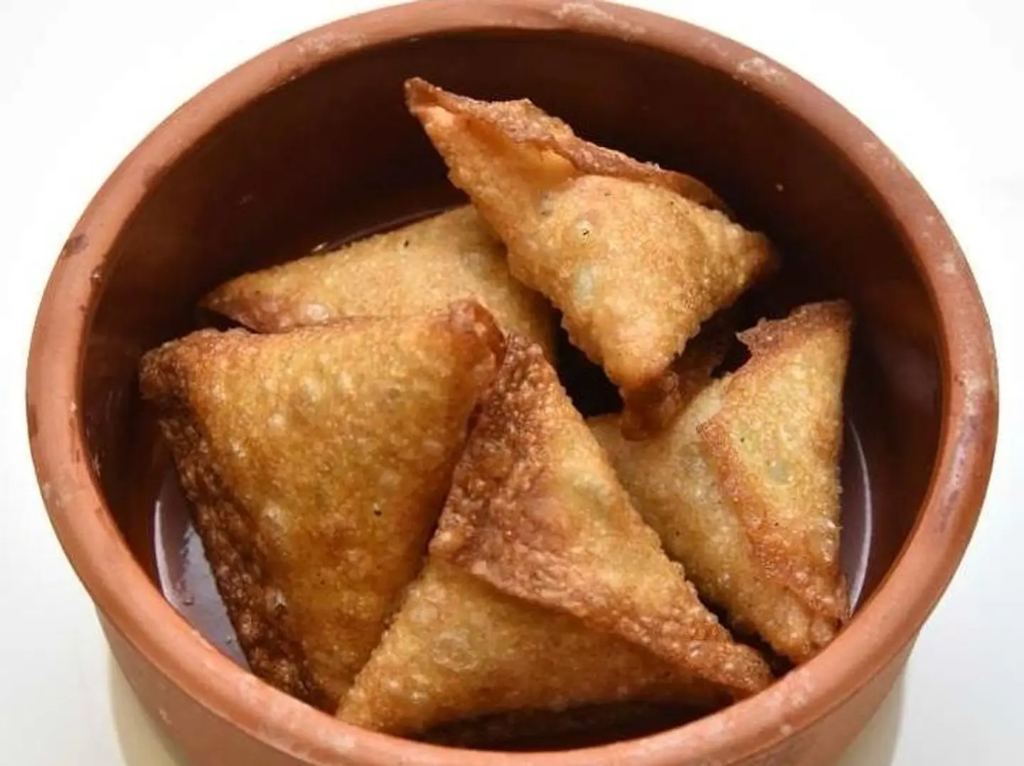 Liquid Cheese Samosa