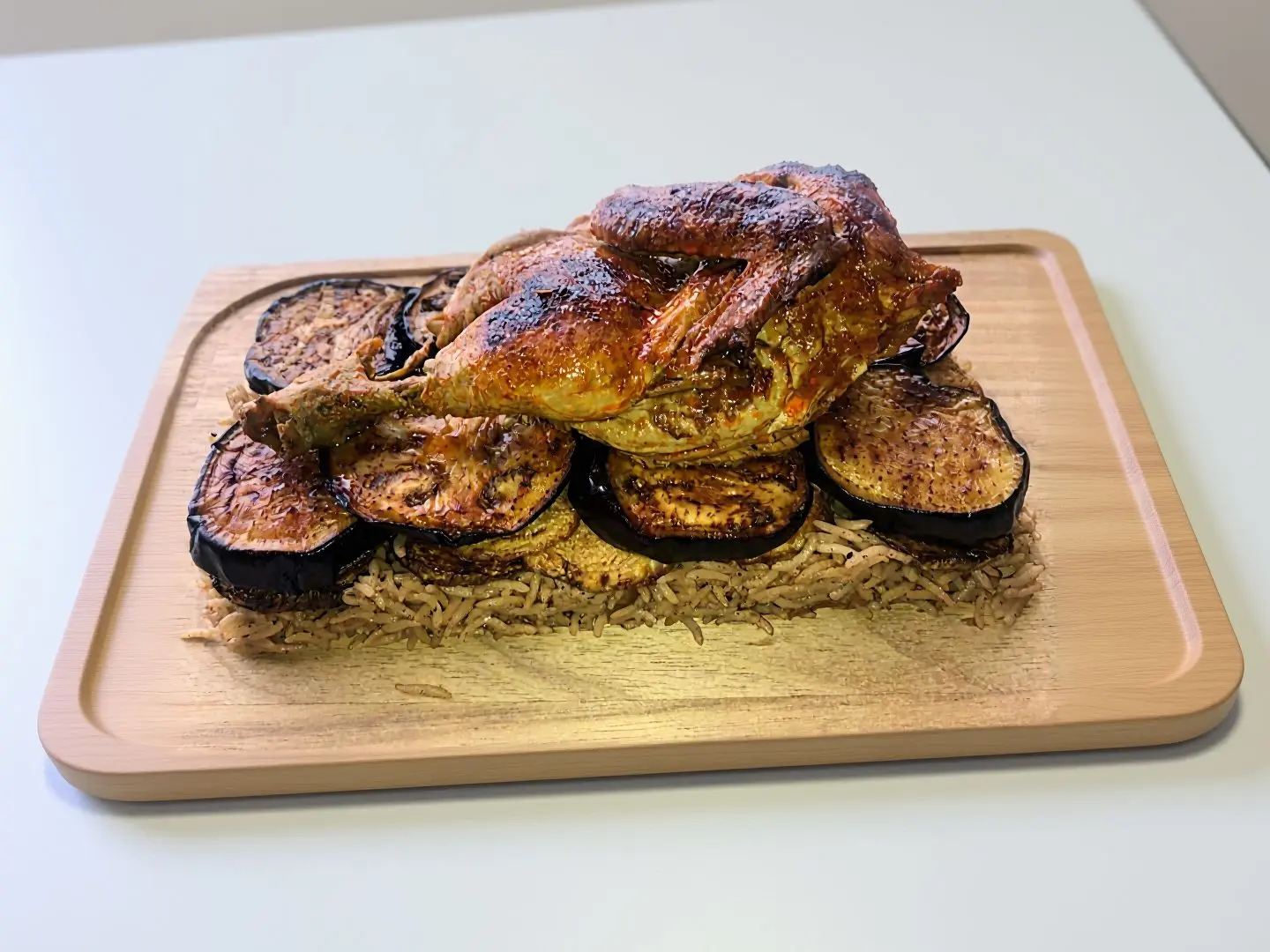 مقلوبة الدجاج الأقتصاديه