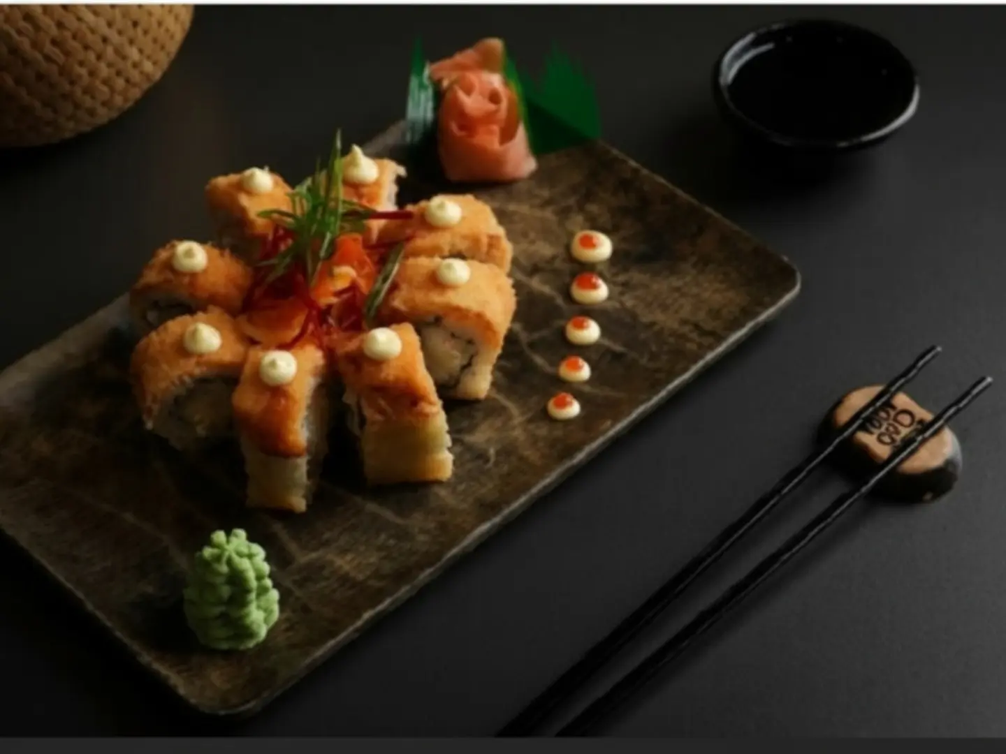 Volcano Crispy Sushi Roll