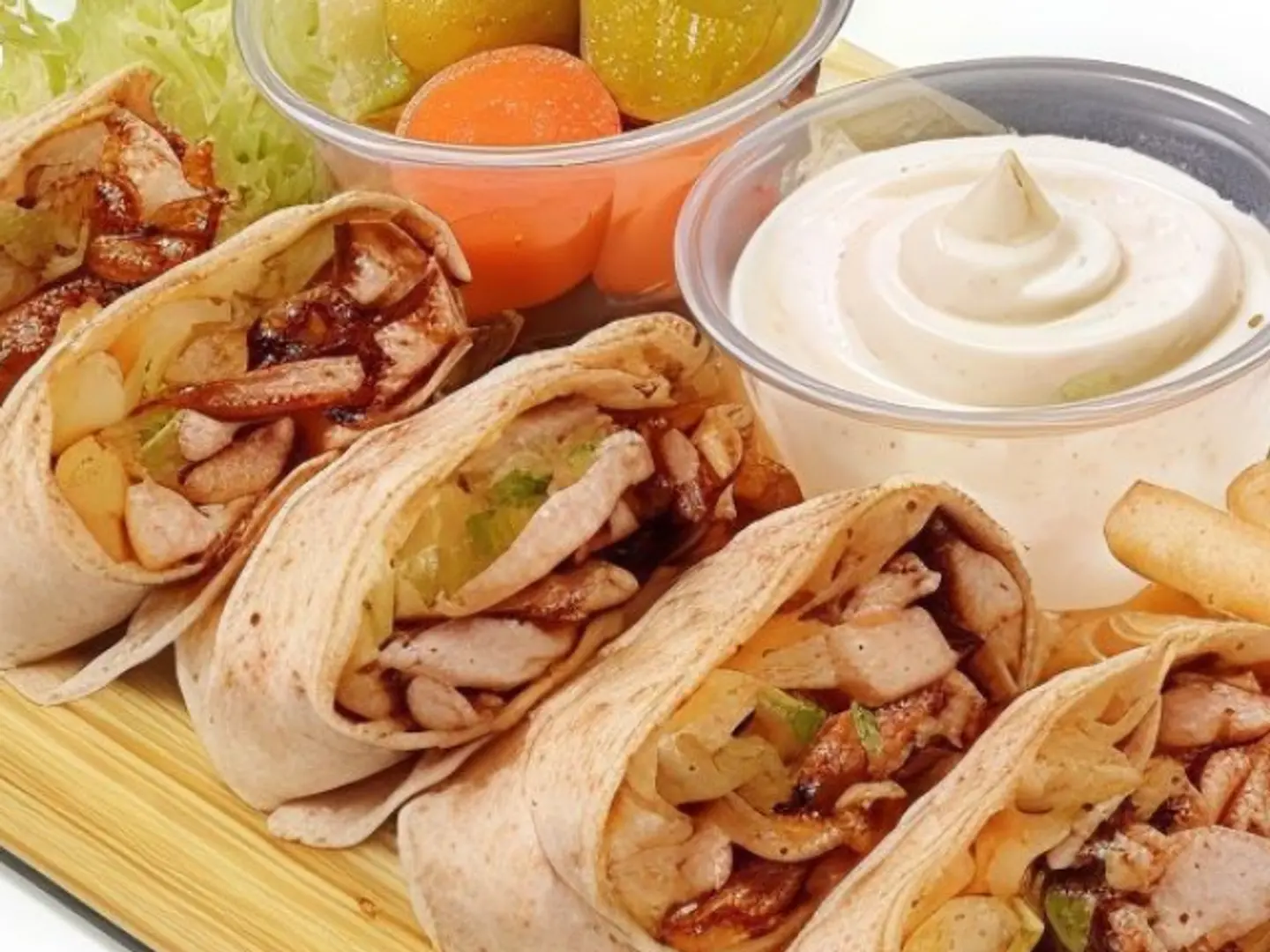 شاورما عربي نص دبل -بدون جبن