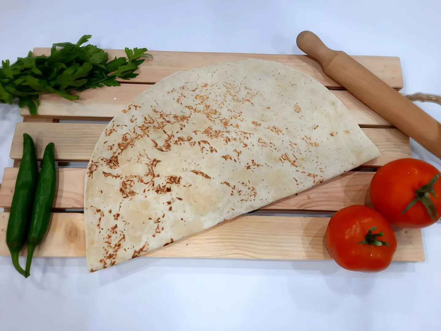 سبانخ على الصاج