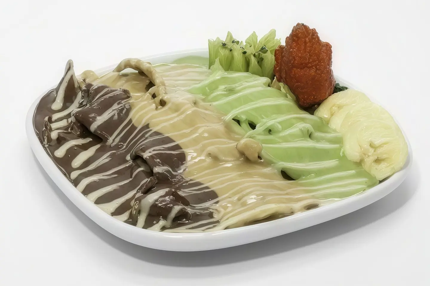 كريب مكس فواكة وايسكريم