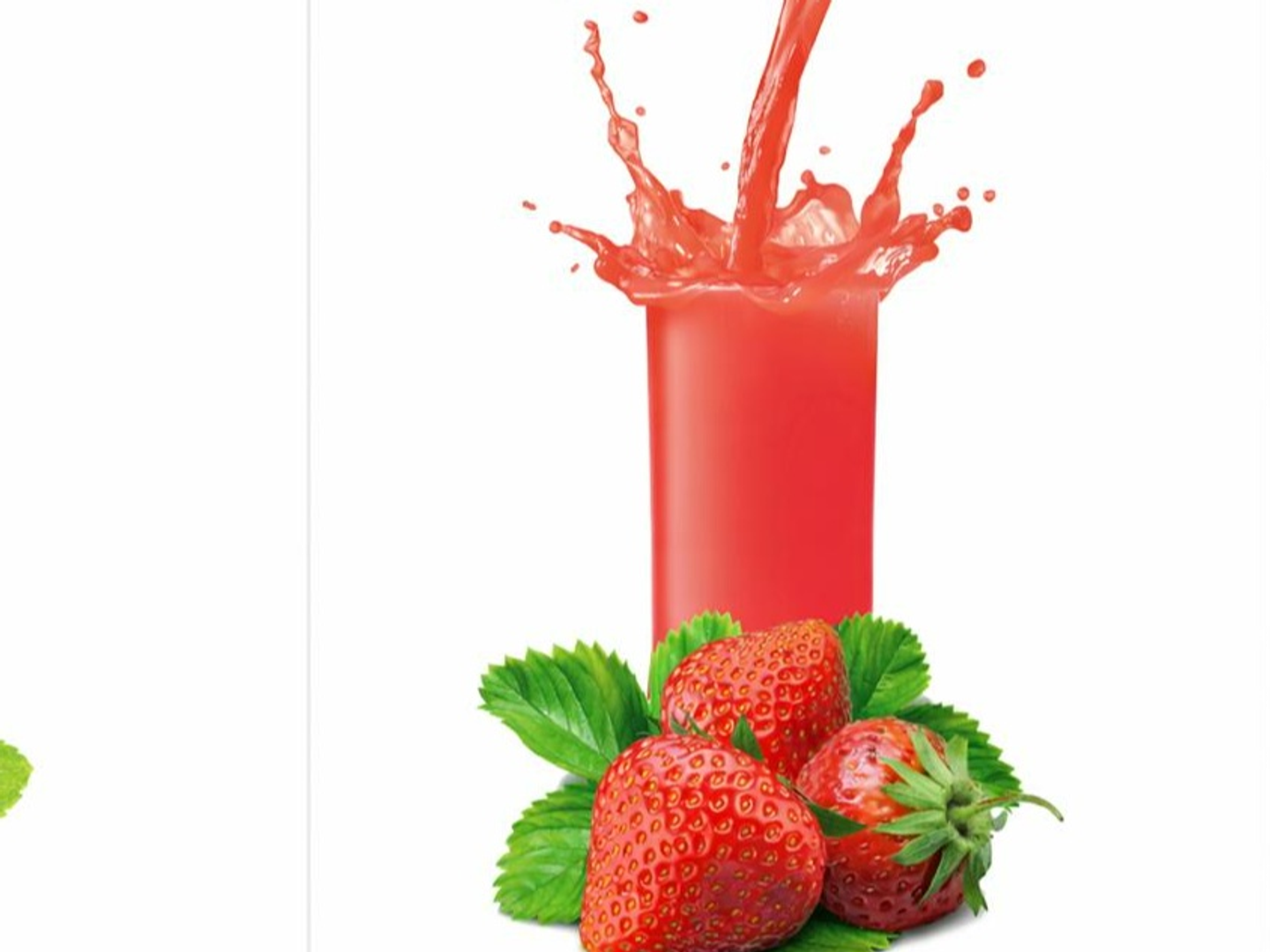 عصير فراولة