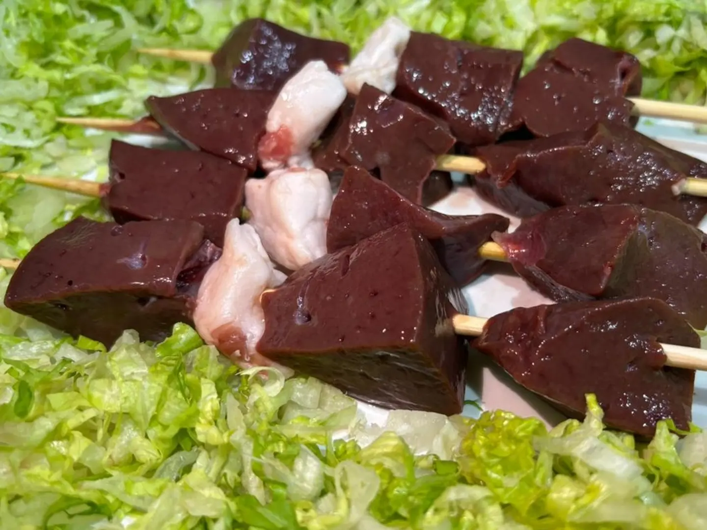 كبدة نيئة 1 كيلو - كبدة جاهزة للشواء لشخص واحد