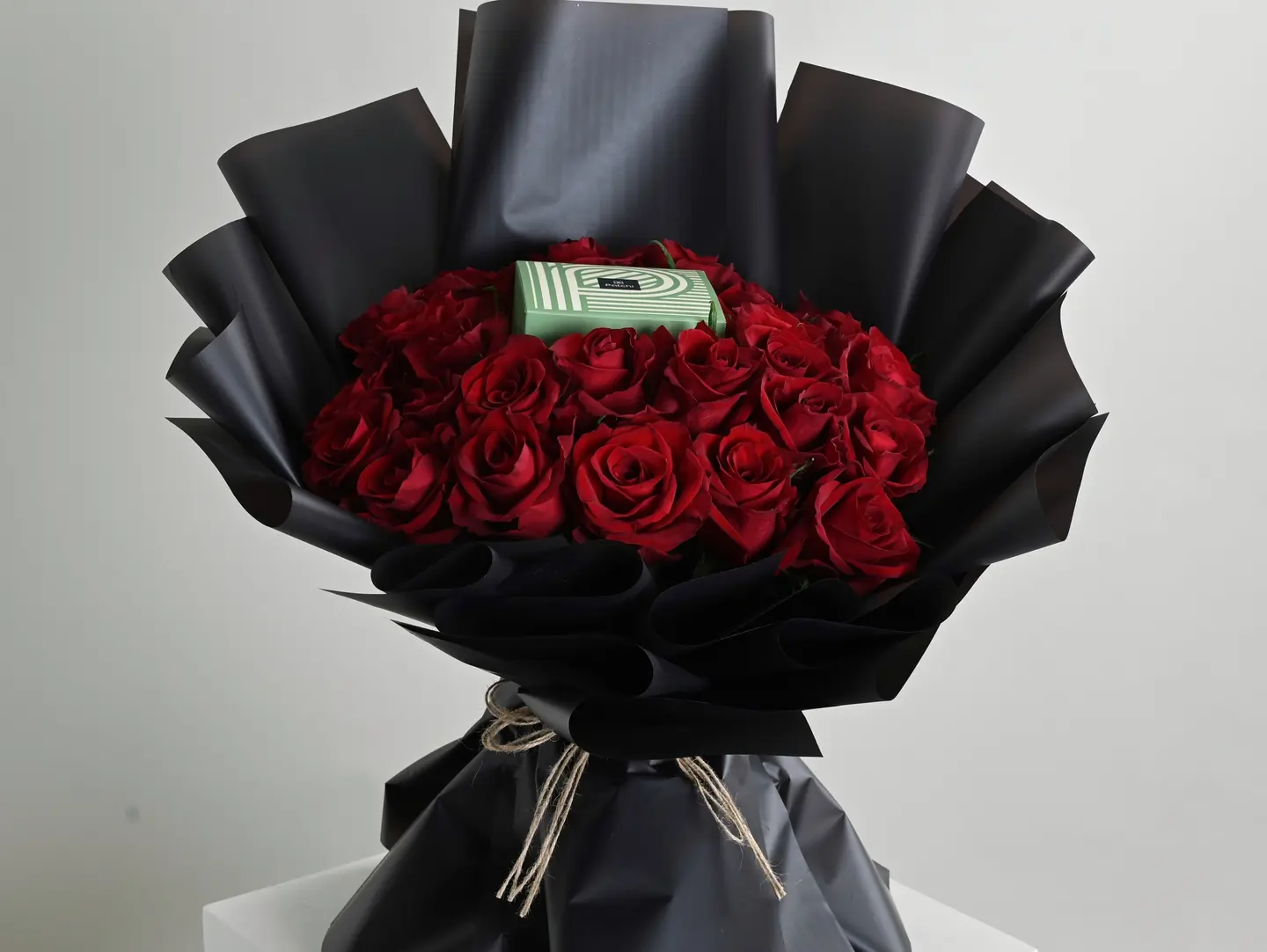 Hand Bouquet With  Patchi Chocolate